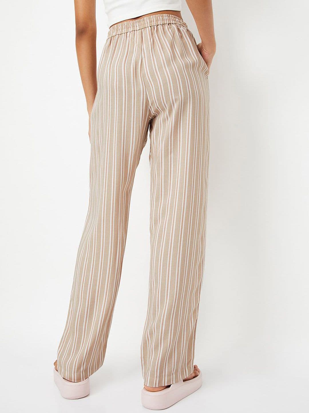 max Striped Pure Cotton Mid-Rise Lounge Pant thumbnail 2