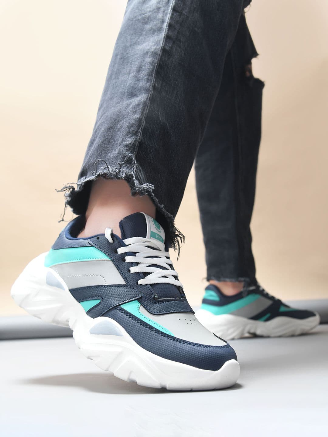 HRX by Hrithik Roshan Men PU Sneakers thumbnail 2