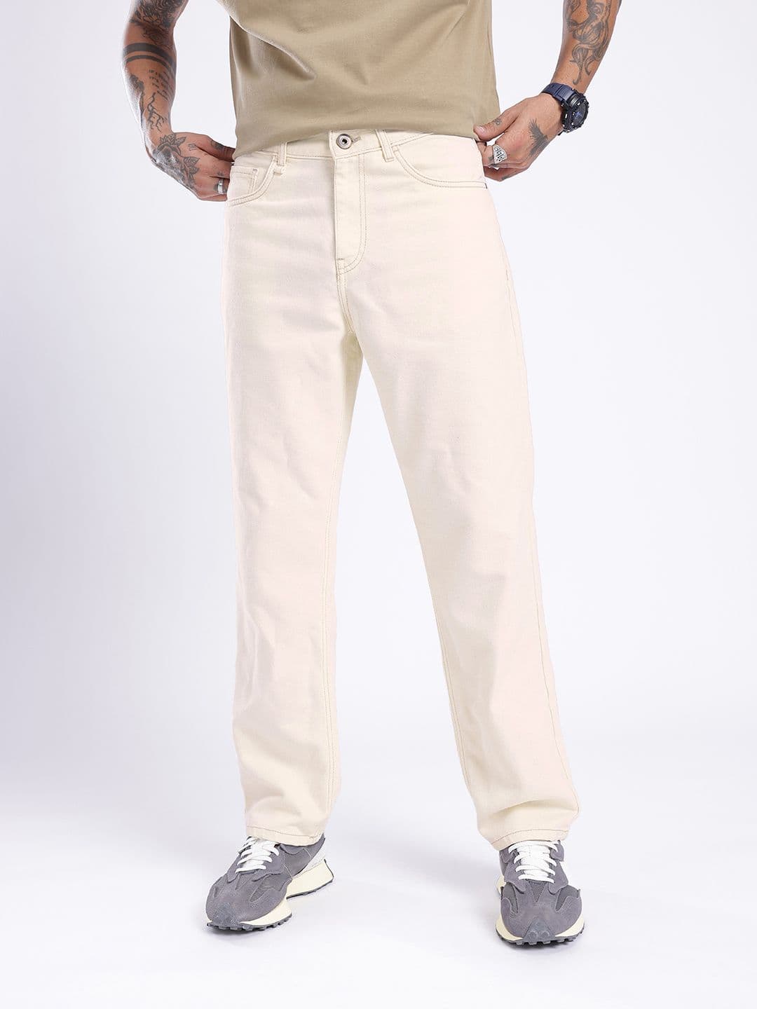 glitchez Men Straight Fit Jeans thumbnail 2