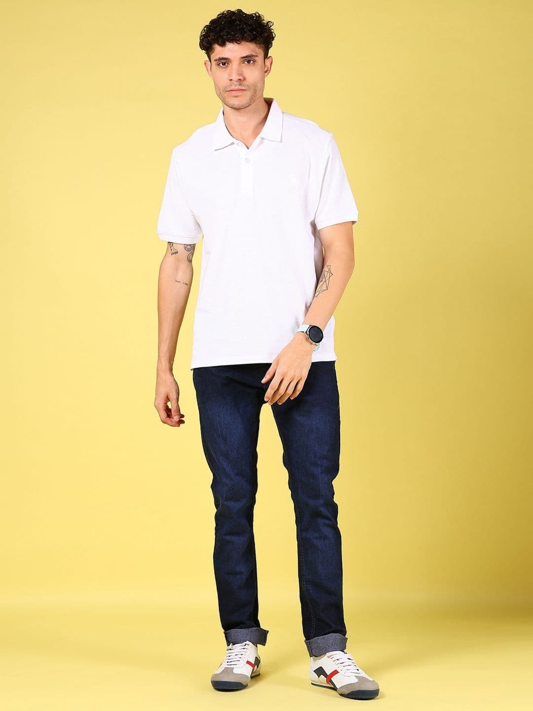 V-Mart Men Polo Collar Embroidered T-shirt thumbnail 5