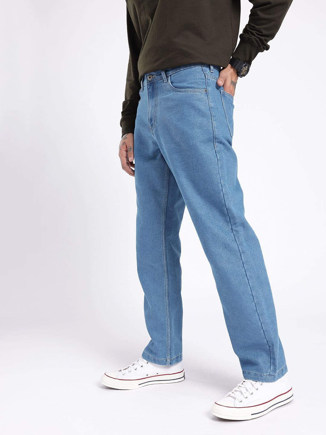 glitchez Men Straight Fit Jeans thumbnail 7