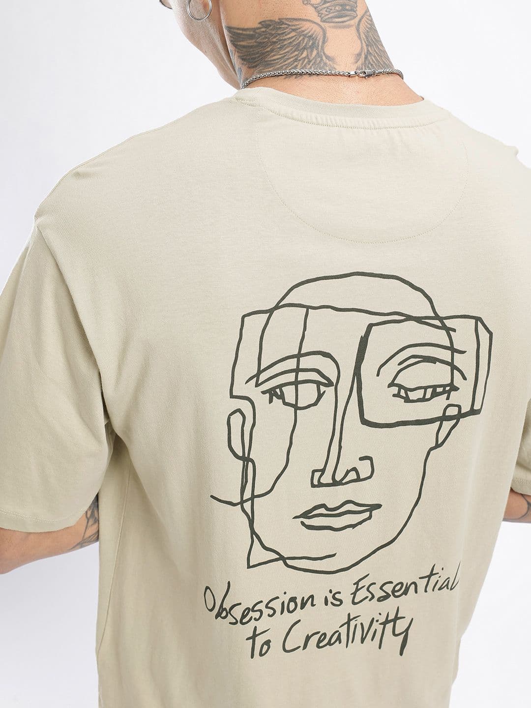 glitchez Printed Relaxed Fit T-shirt thumbnail 4