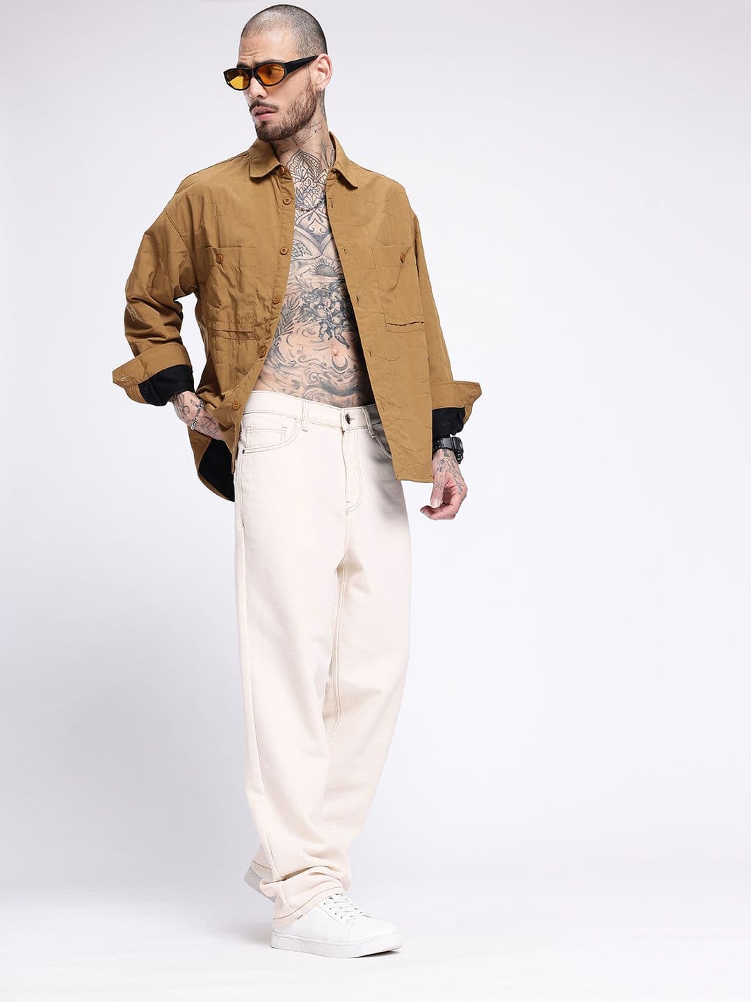glitchez Men Baggy Baggy Fit Jeans thumbnail 5