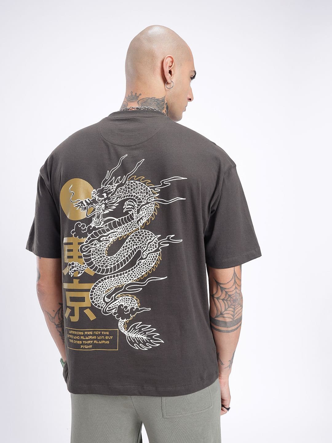 glitchez Printed Relaxed Fit T-shirt thumbnail 4