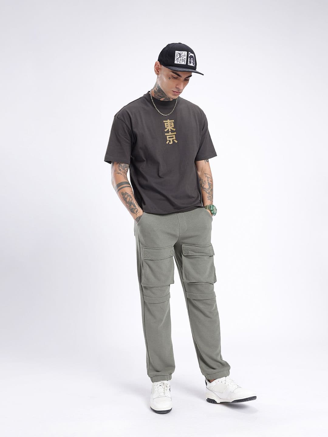 glitchez Printed Relaxed Fit T-shirt thumbnail 2