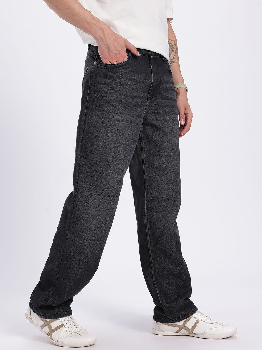 glitchez Men Straight Fit Jeans thumbnail 4