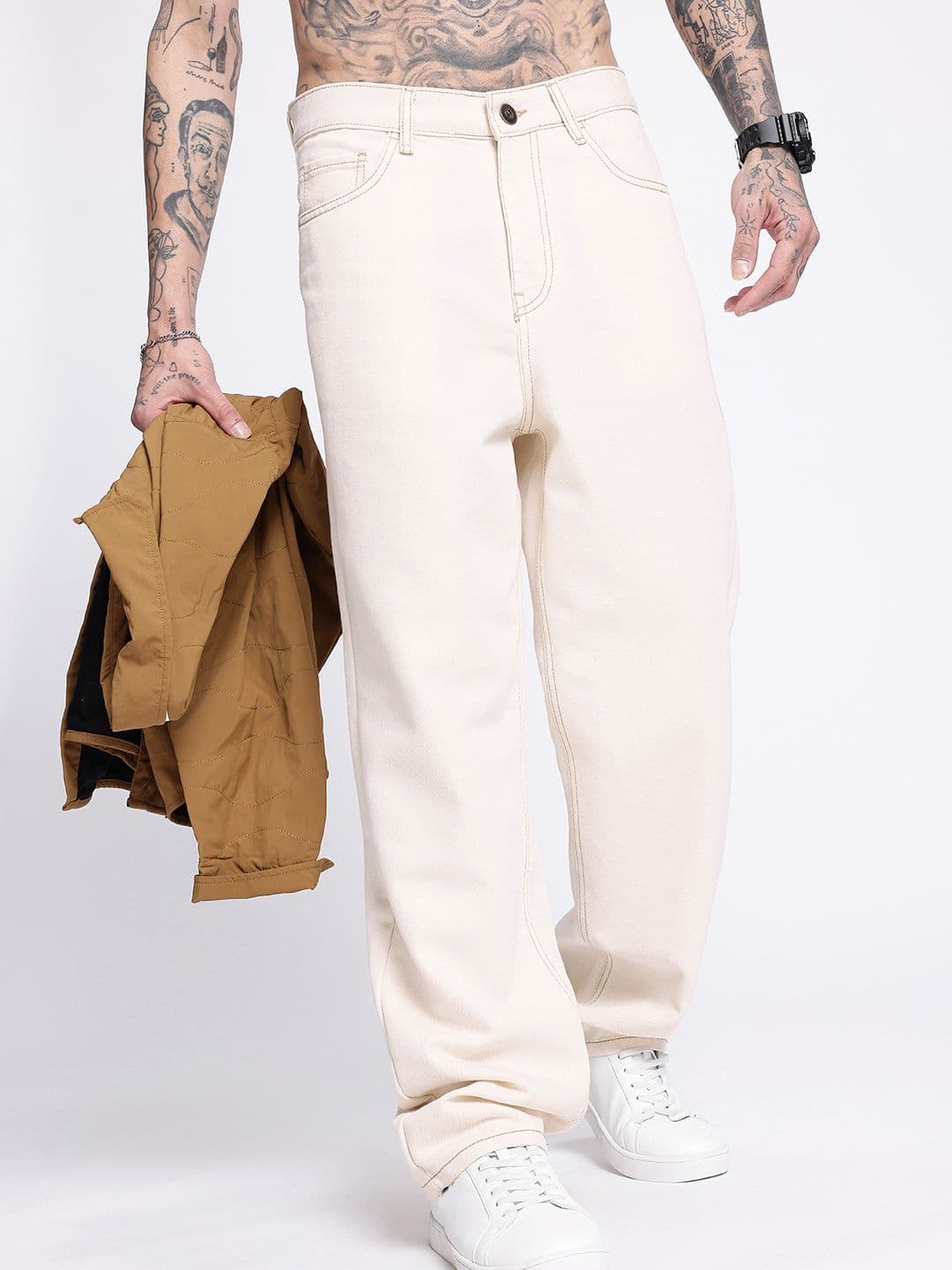 glitchez Men Baggy Baggy Fit Jeans - view 1