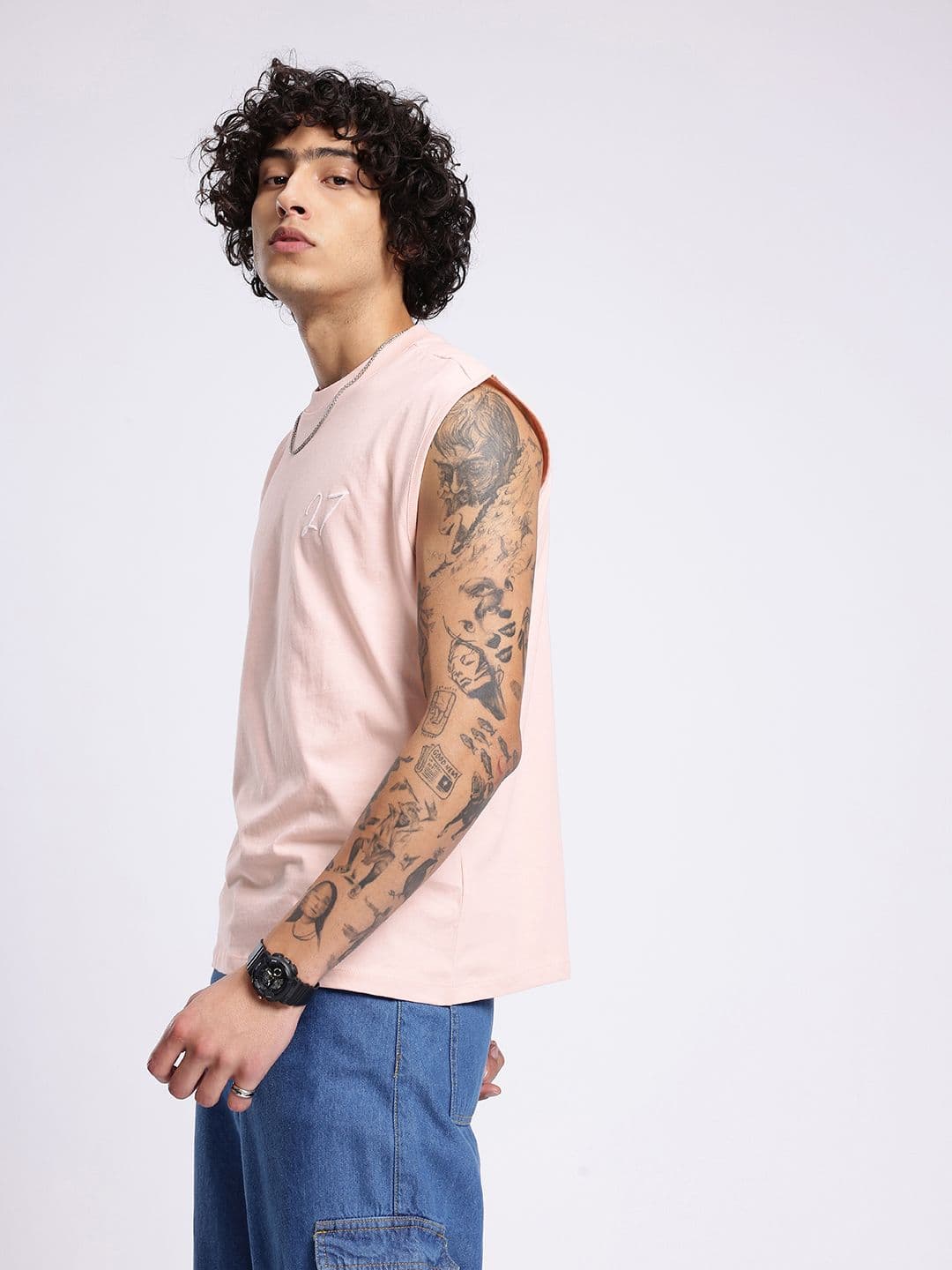 glitchez Printed Relaxed Fit T-shirt thumbnail 5