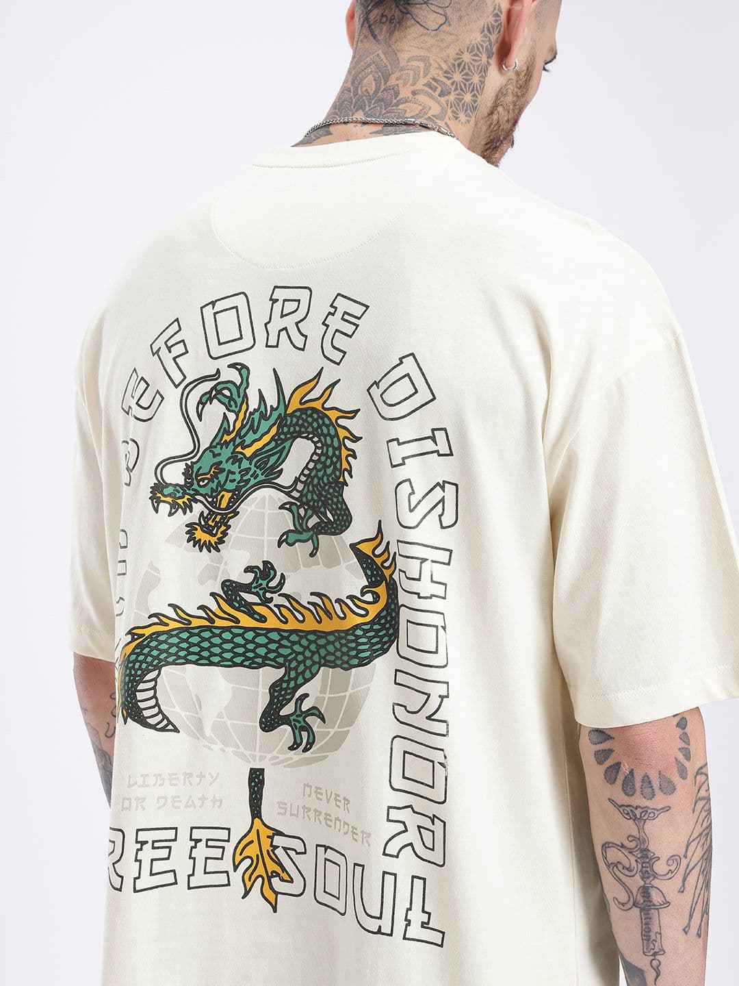 glitchez Printed Relaxed Fit T-shirt thumbnail 5