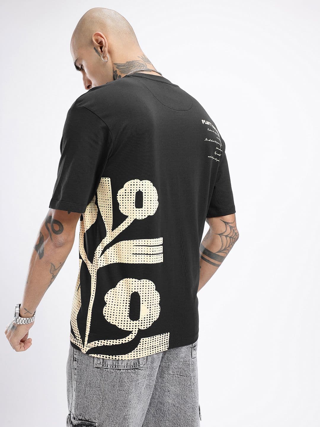 glitchez Printed Relaxed Fit T-shirt thumbnail 6