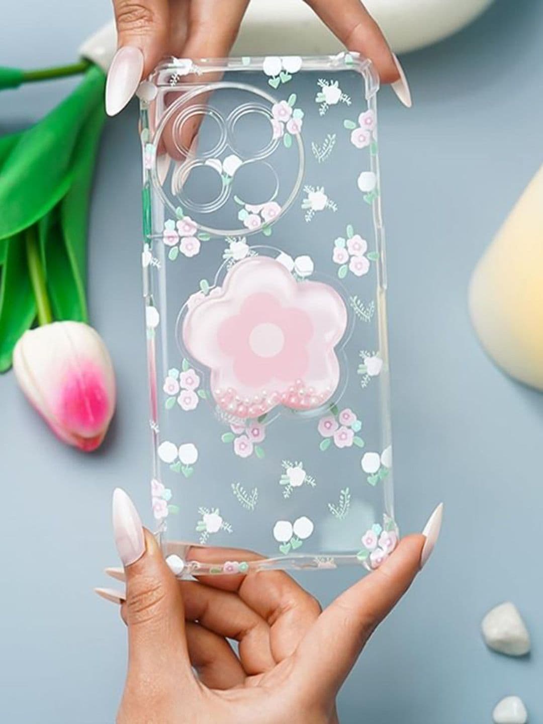 PEEPERLY Floral Printed OnePlus 11R 5G Back Case Mobile Accessories thumbnail 6
