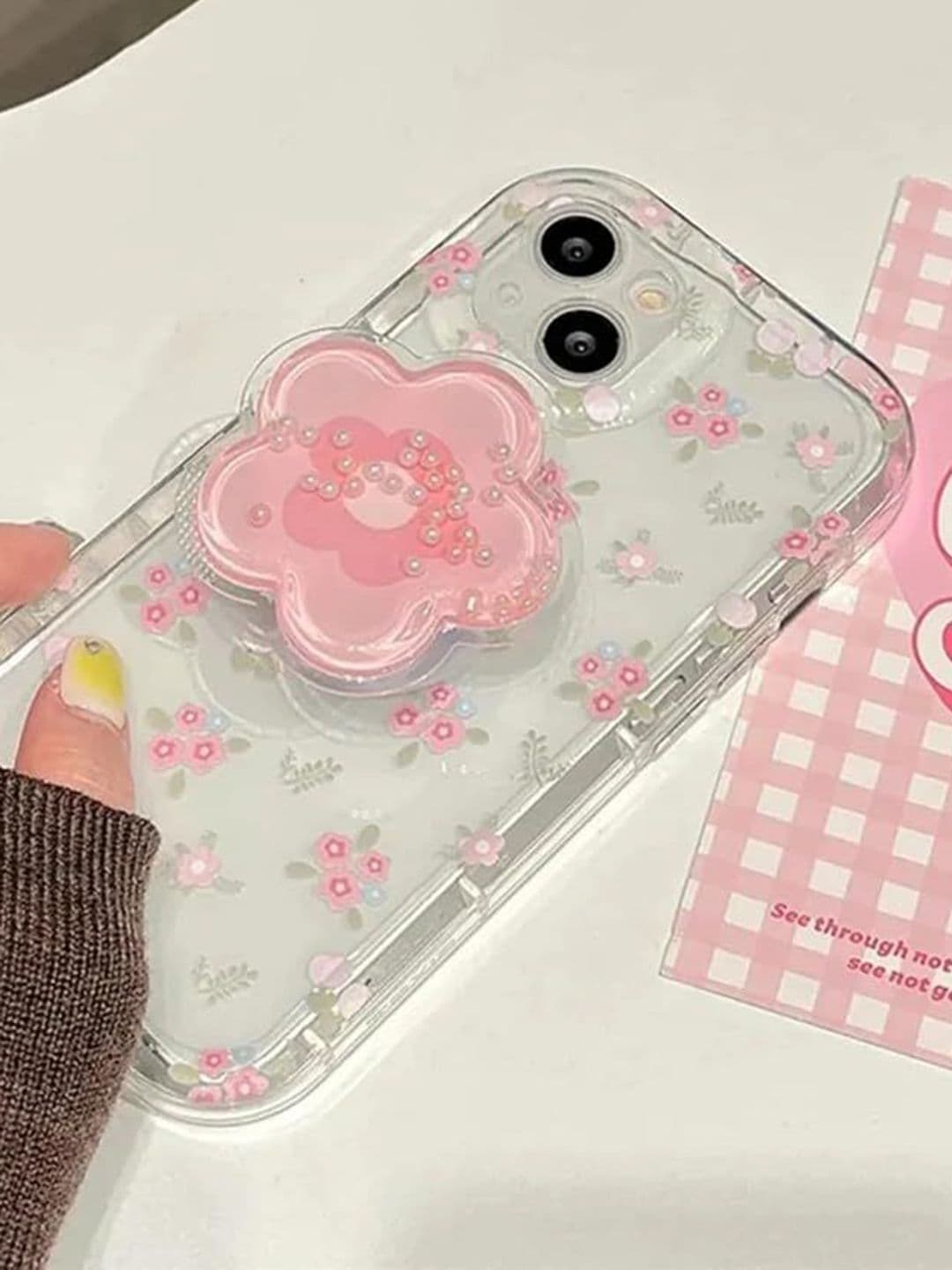 PEEPERLY Floral Printed iPhone 13 Pro Max Back Case Mobile Accessories thumbnail 3