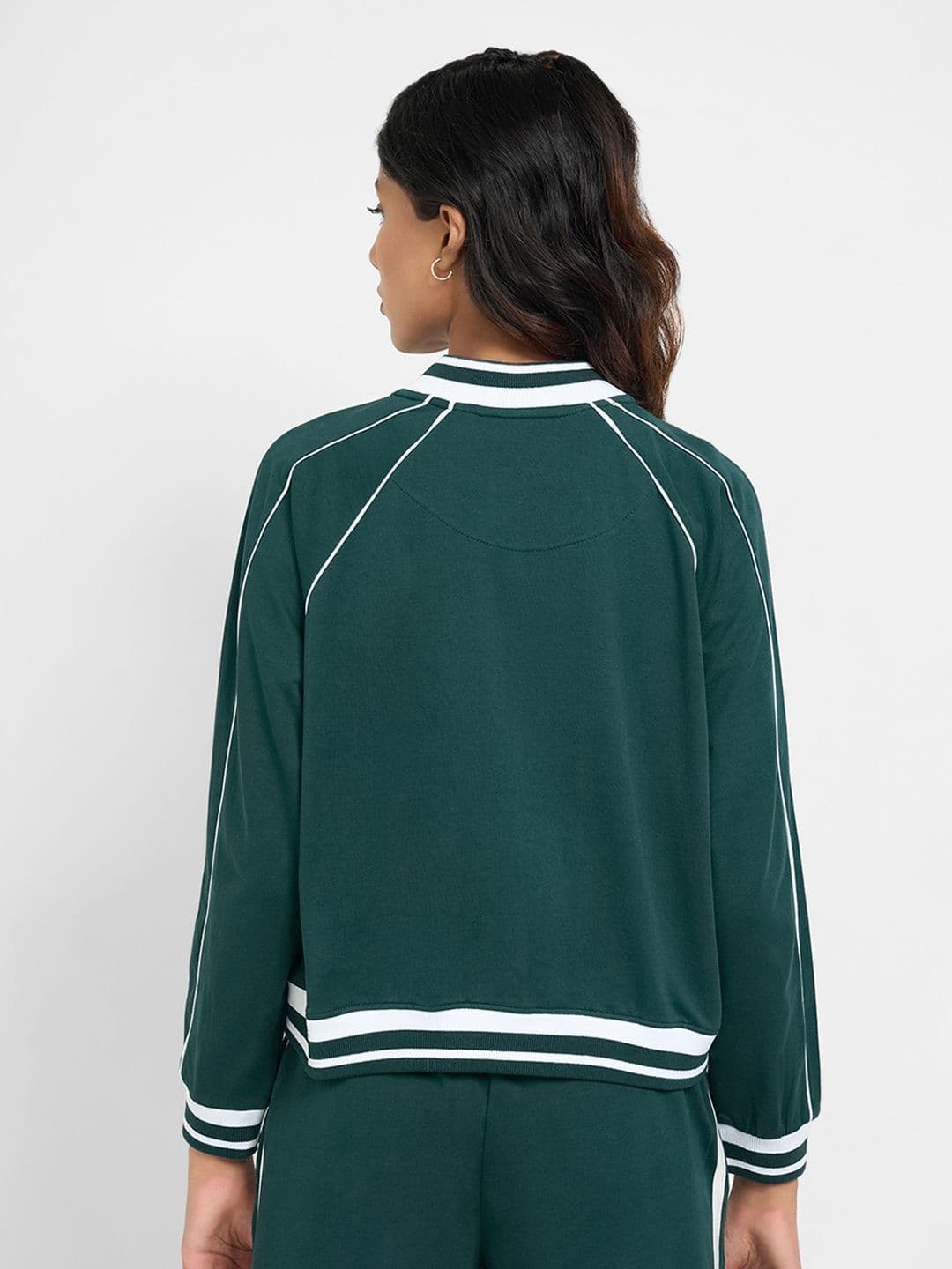 Ajile by Pantaloons Women Cotton Bomber Jacket thumbnail 4