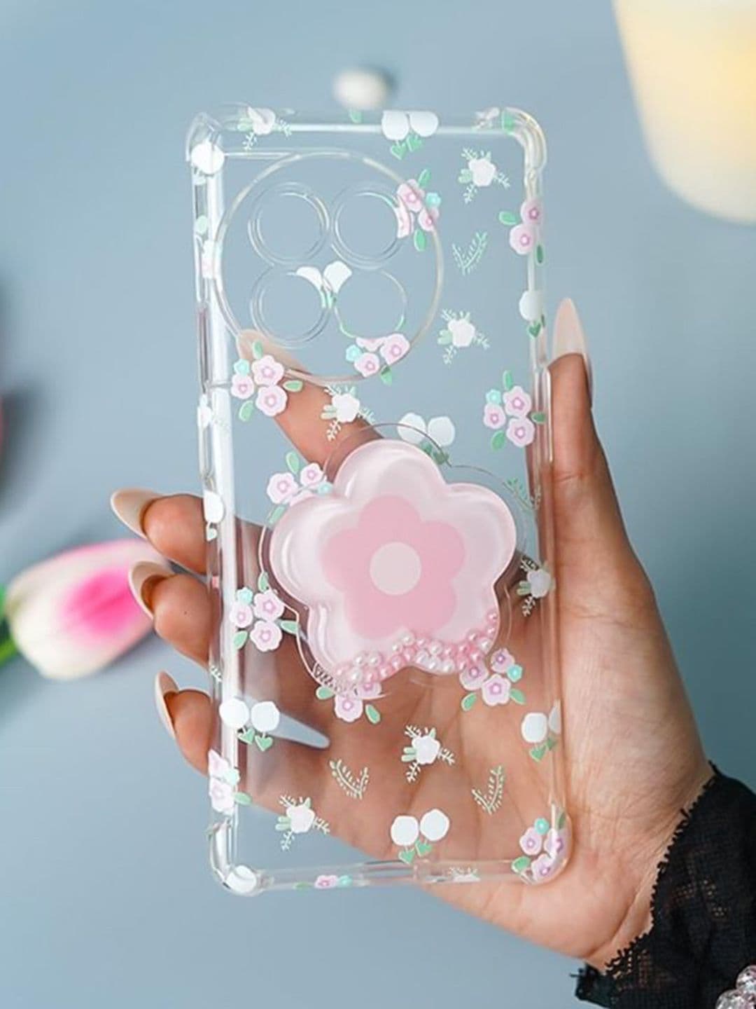 PEEPERLY Floral Printed OnePlus 11R 5G Back Case Mobile Accessories thumbnail 2