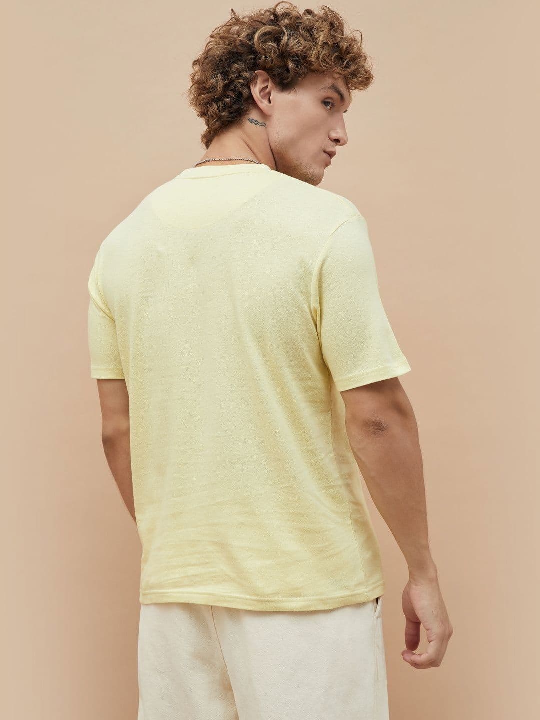 Bossini Round Neck Cotton Relaxed Fit T-shirt thumbnail 3