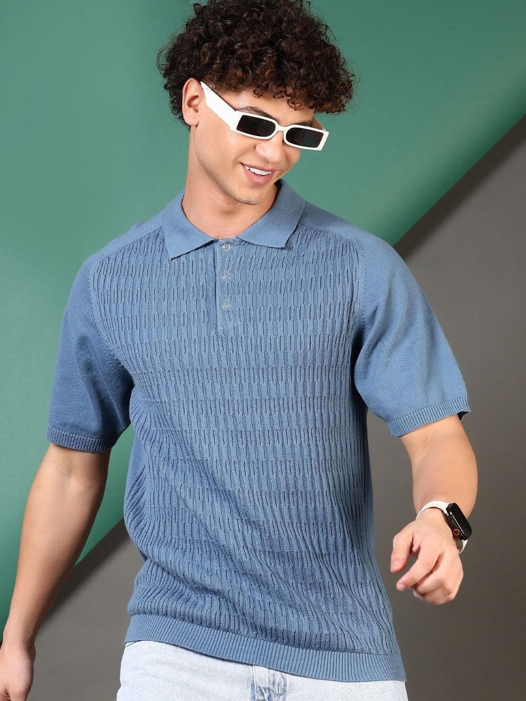 LIMEROAD Men Polo Collar Pockets T-shirt thumbnail 3