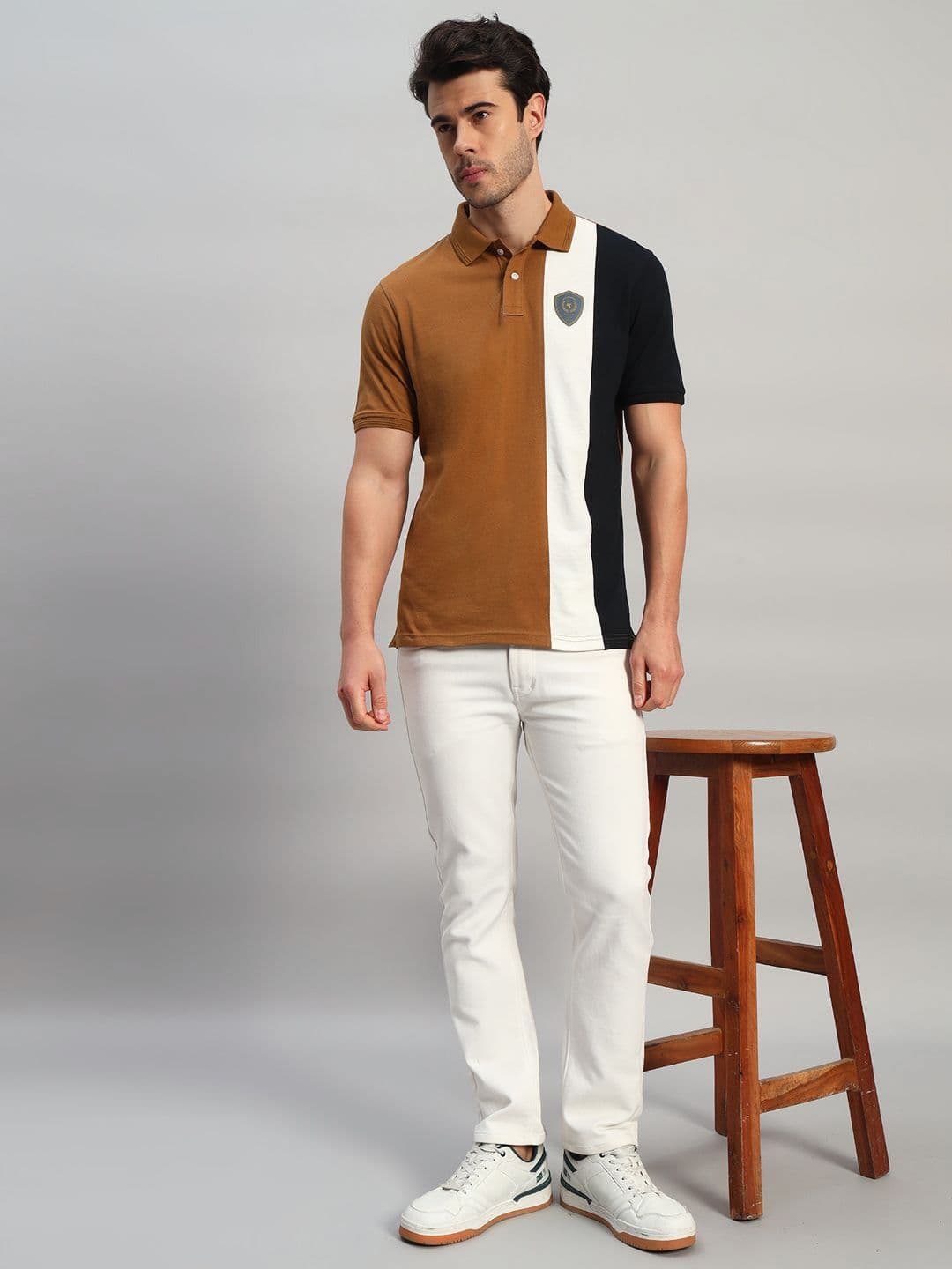 Cantabil Men Polo Collar Pockets T-shirt thumbnail 2