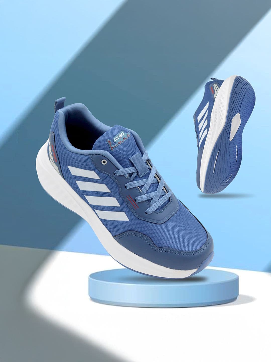 AYGO Men Mesh Running Non-Marking Shoes - view 1