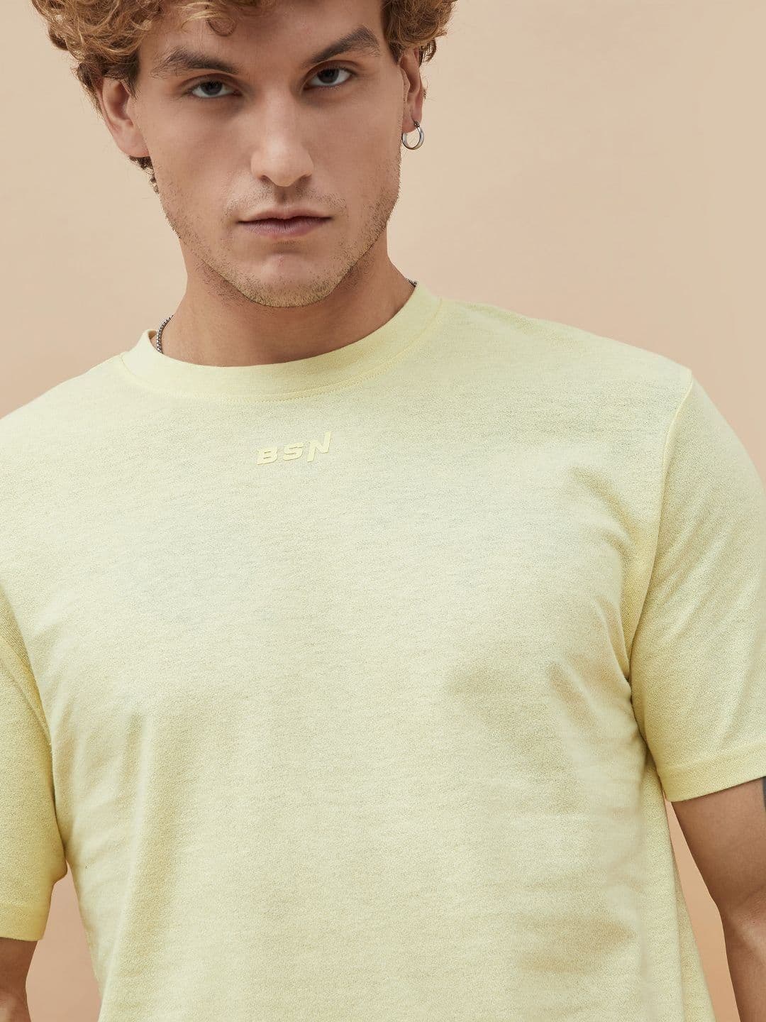 Bossini Round Neck Cotton Relaxed Fit T-shirt thumbnail 5