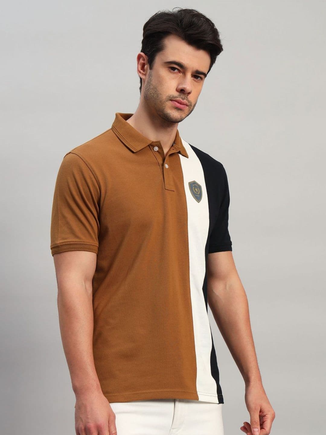 Cantabil Men Polo Collar Pockets T-shirt thumbnail 6