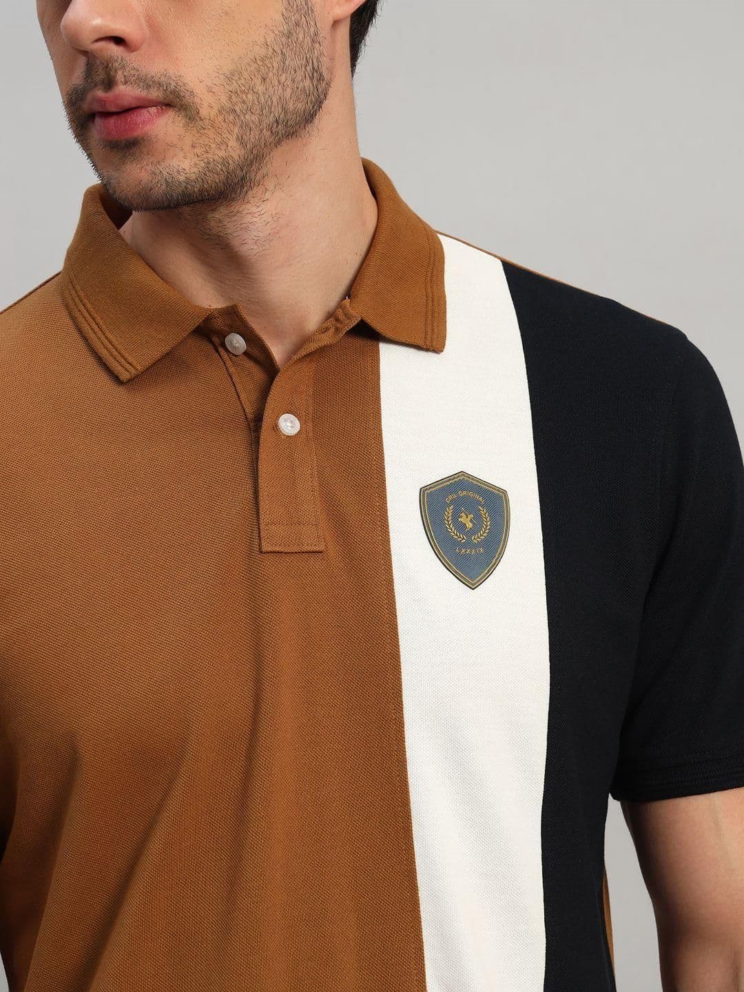 Cantabil Men Polo Collar Pockets T-shirt thumbnail 3