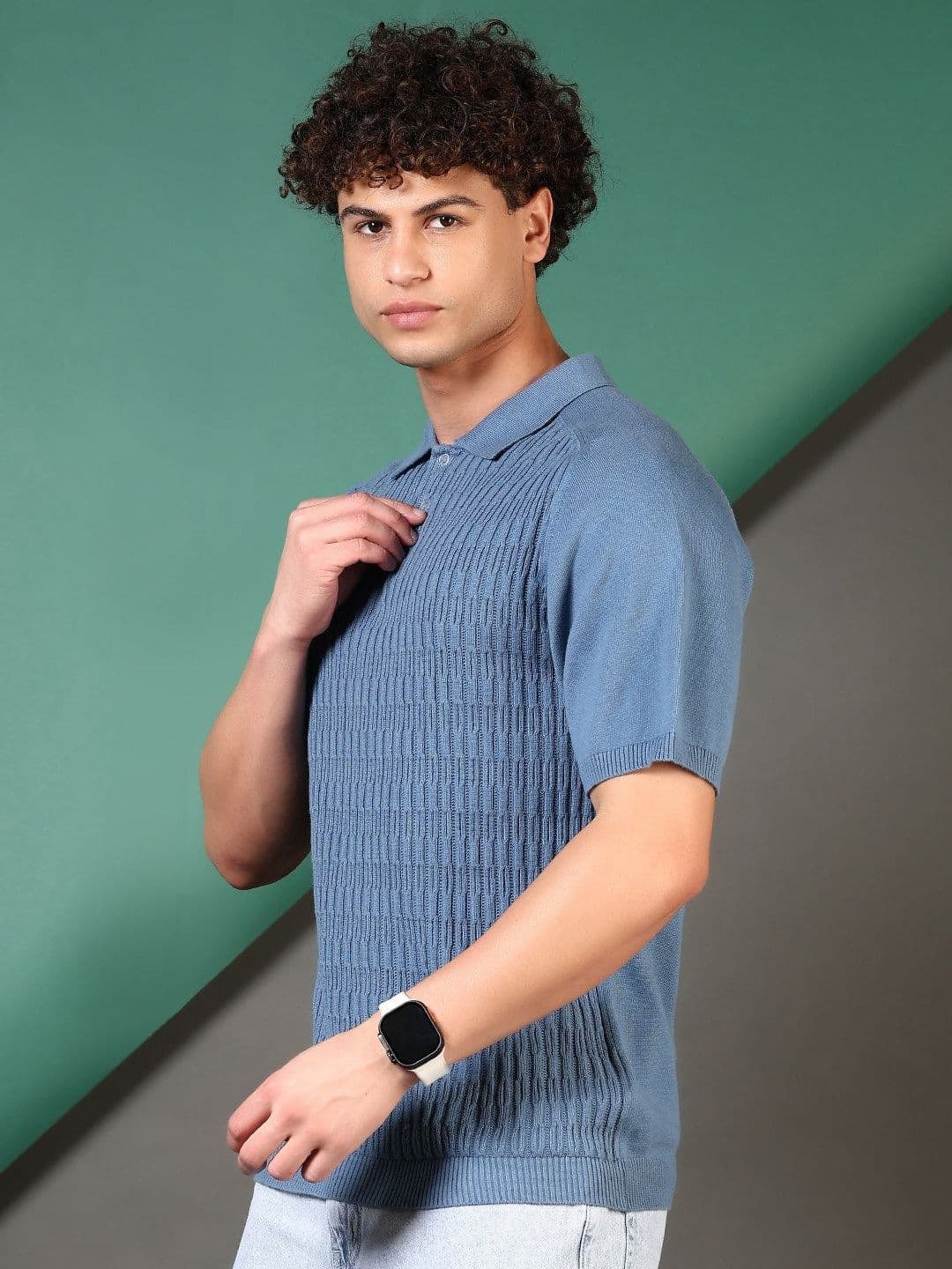 LIMEROAD Men Polo Collar Pockets T-shirt thumbnail 2