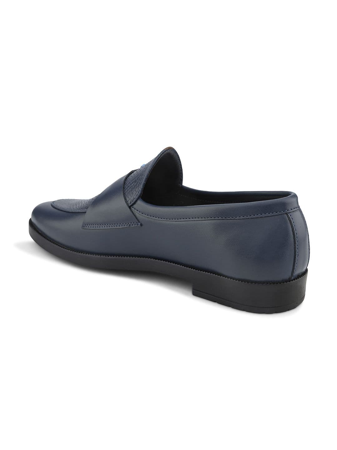 HERE&NOW Men Textured Buckle Formal Loafers thumbnail 4