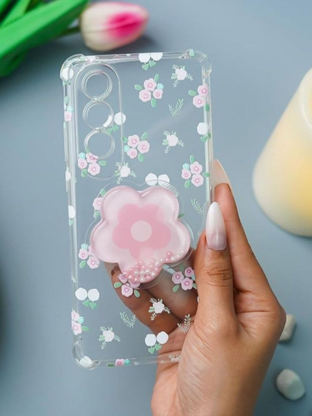 PEEPERLY Floral Printed OnePlus Nord CE4 5G Back Case Mobile Accessories thumbnail 4