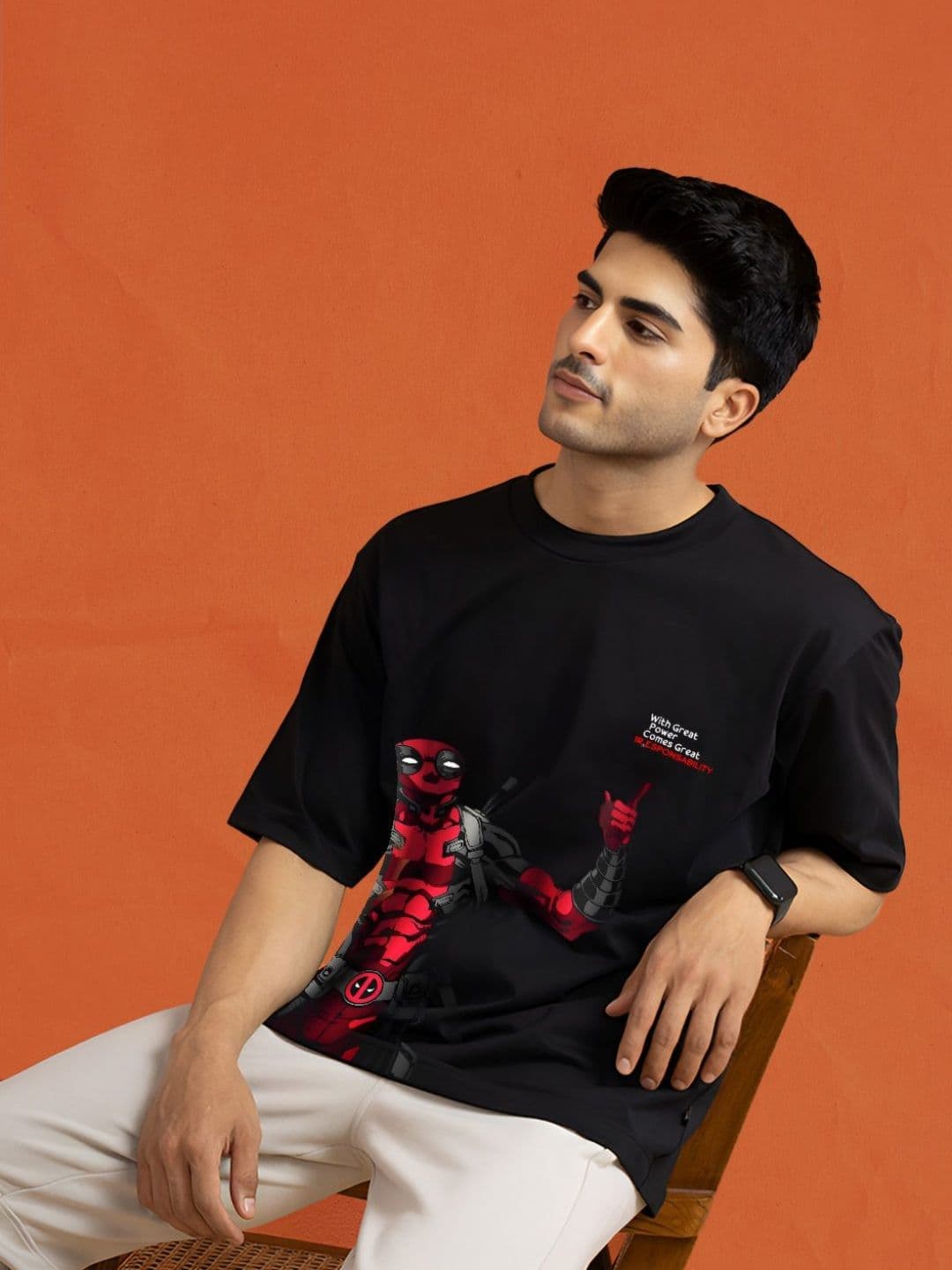 BDSQUARE Men Printed Applique T-shirt thumbnail 2
