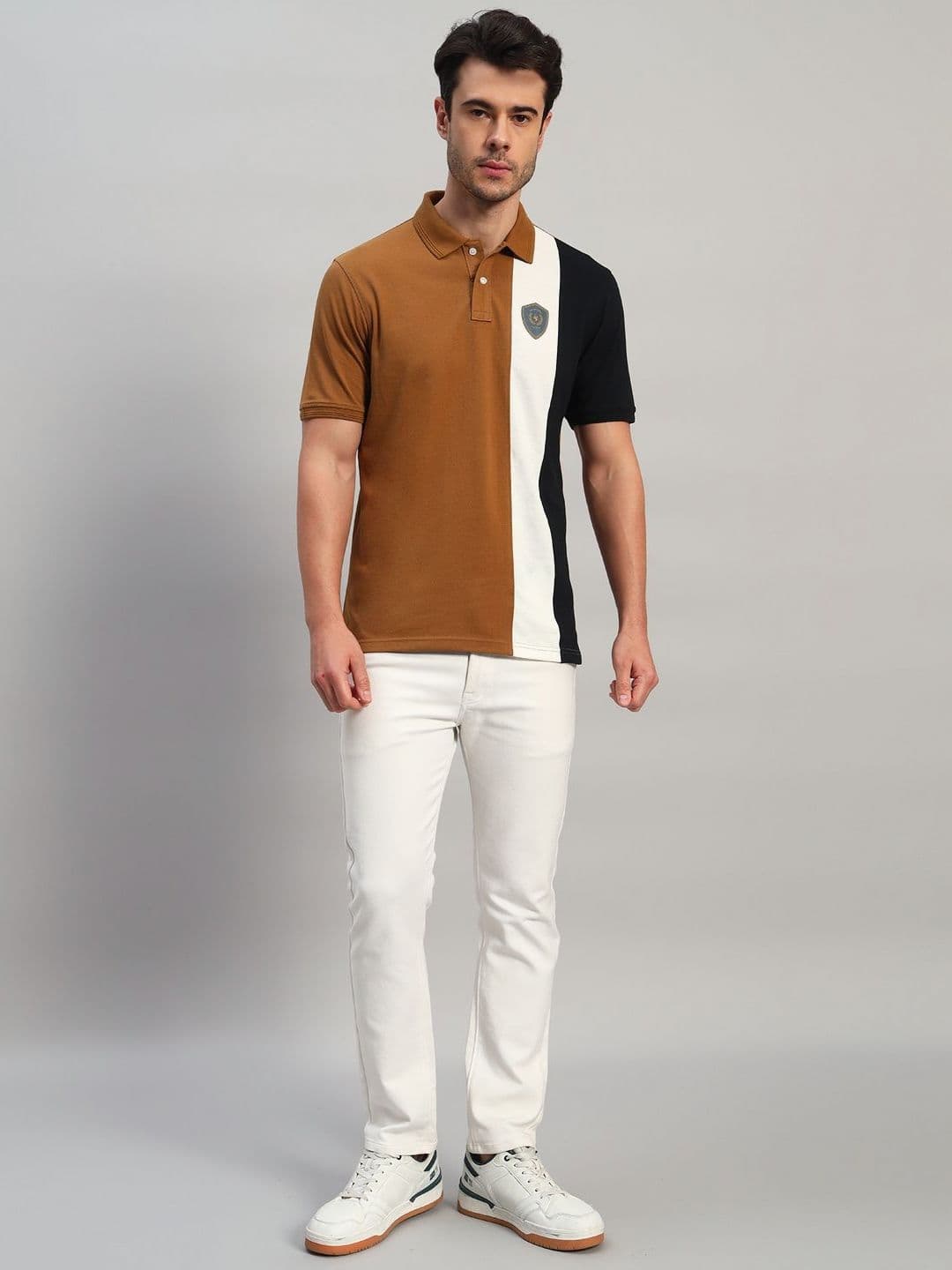 Cantabil Men Polo Collar Pockets T-shirt thumbnail 5