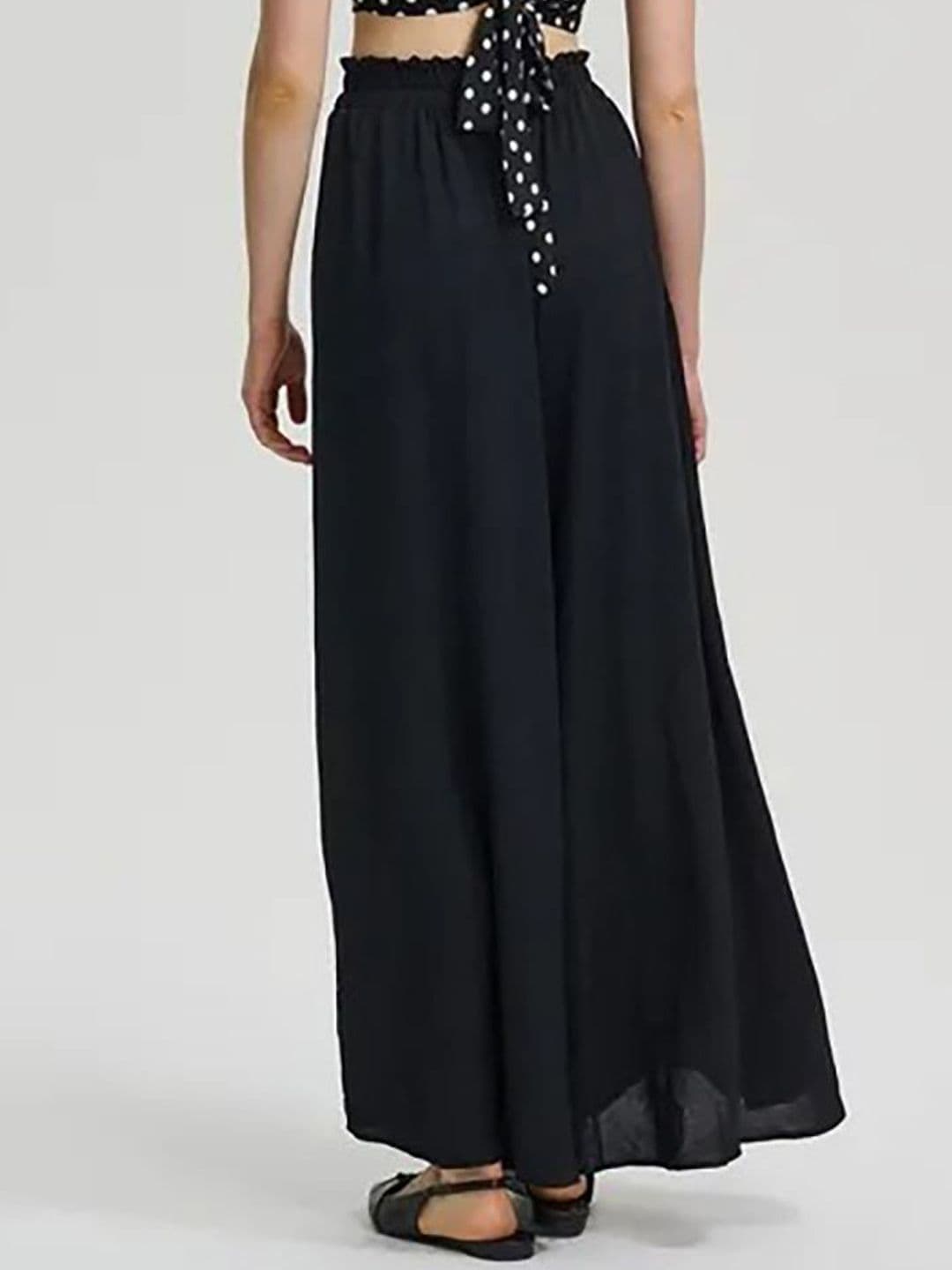 Kotty Women High-Rise Easy Wash Pleated Loose Fit Wide Leg Trousers thumbnail 2