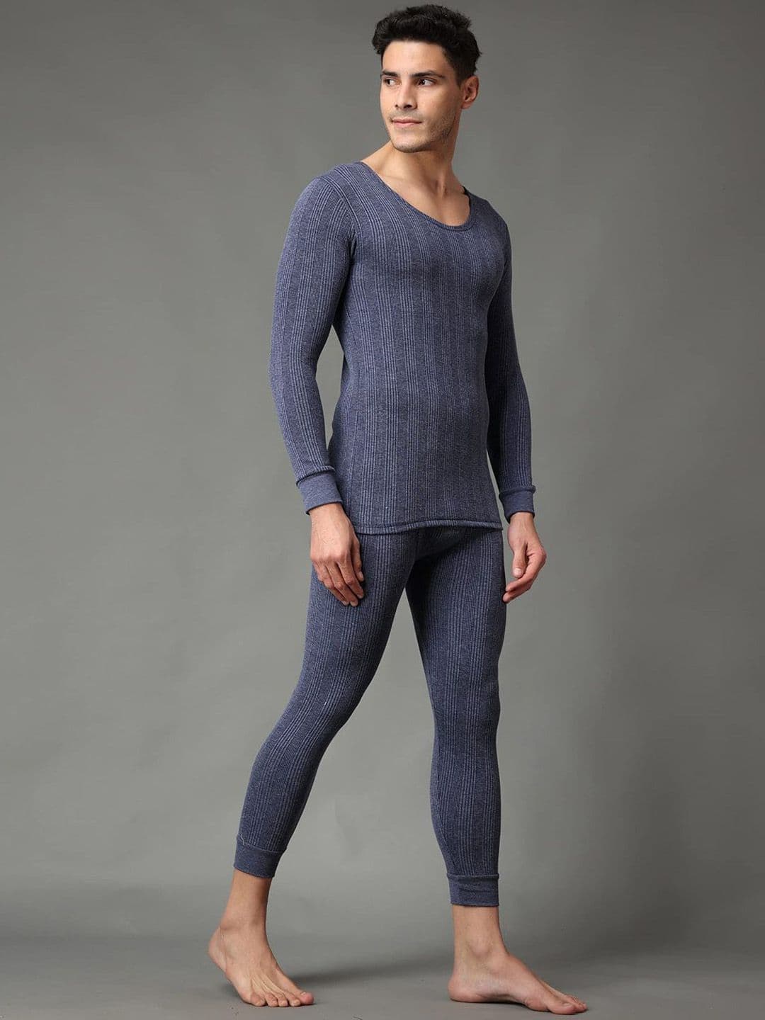 Wearslim Striped Ultra-Warm Cotton Thermal Set thumbnail 2