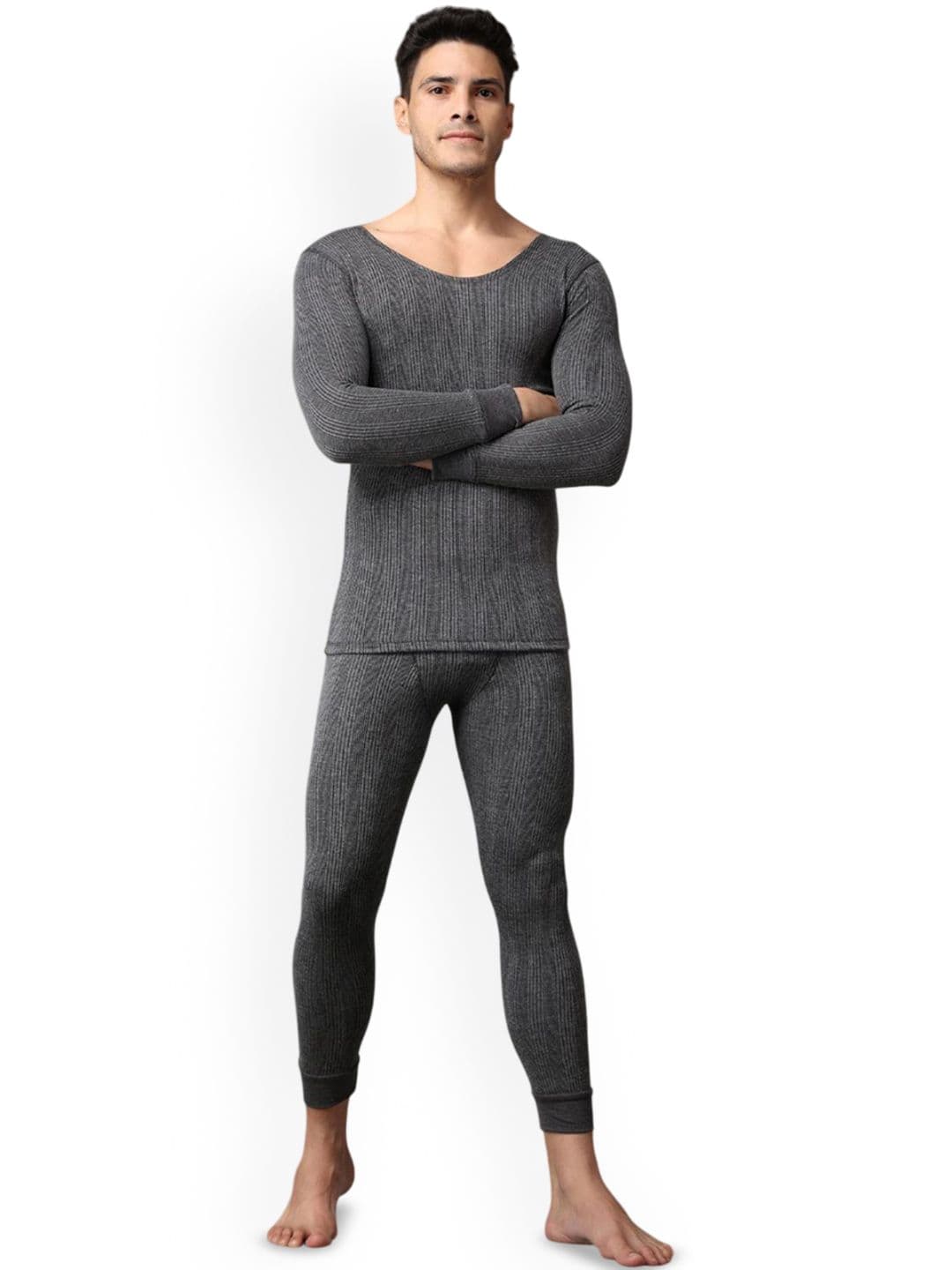 Wearslim Striped Ultra-Warm Cotton Thermal Set thumbnail 4