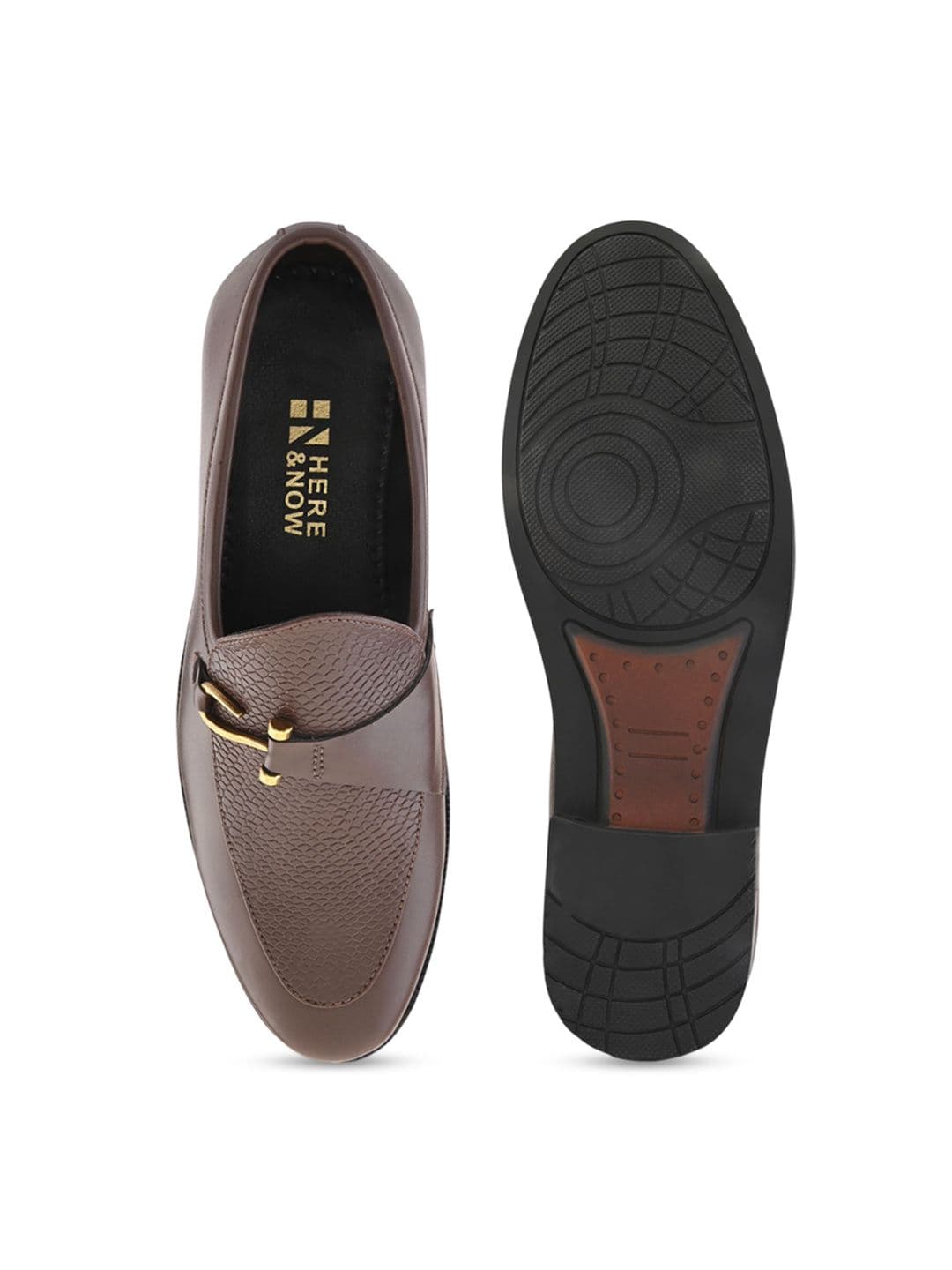 HERE&NOW Men Buckle Formal Loafers thumbnail 5