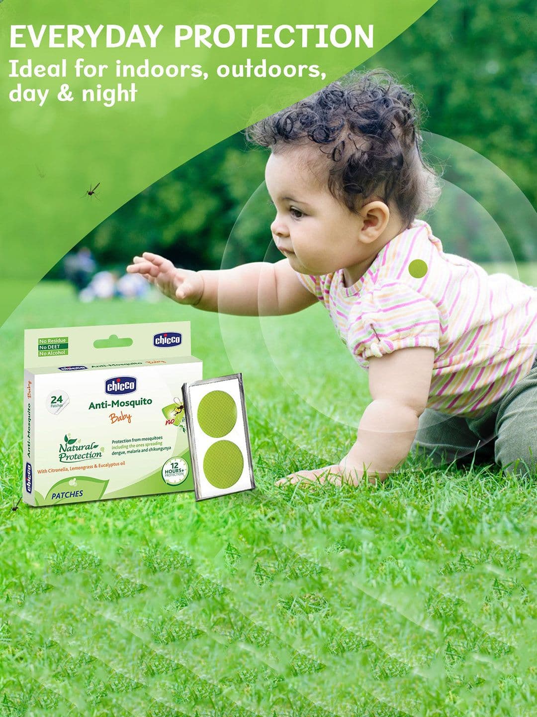 Chicco Kids Anti-Mosquito Patches - 24 Patches thumbnail 5