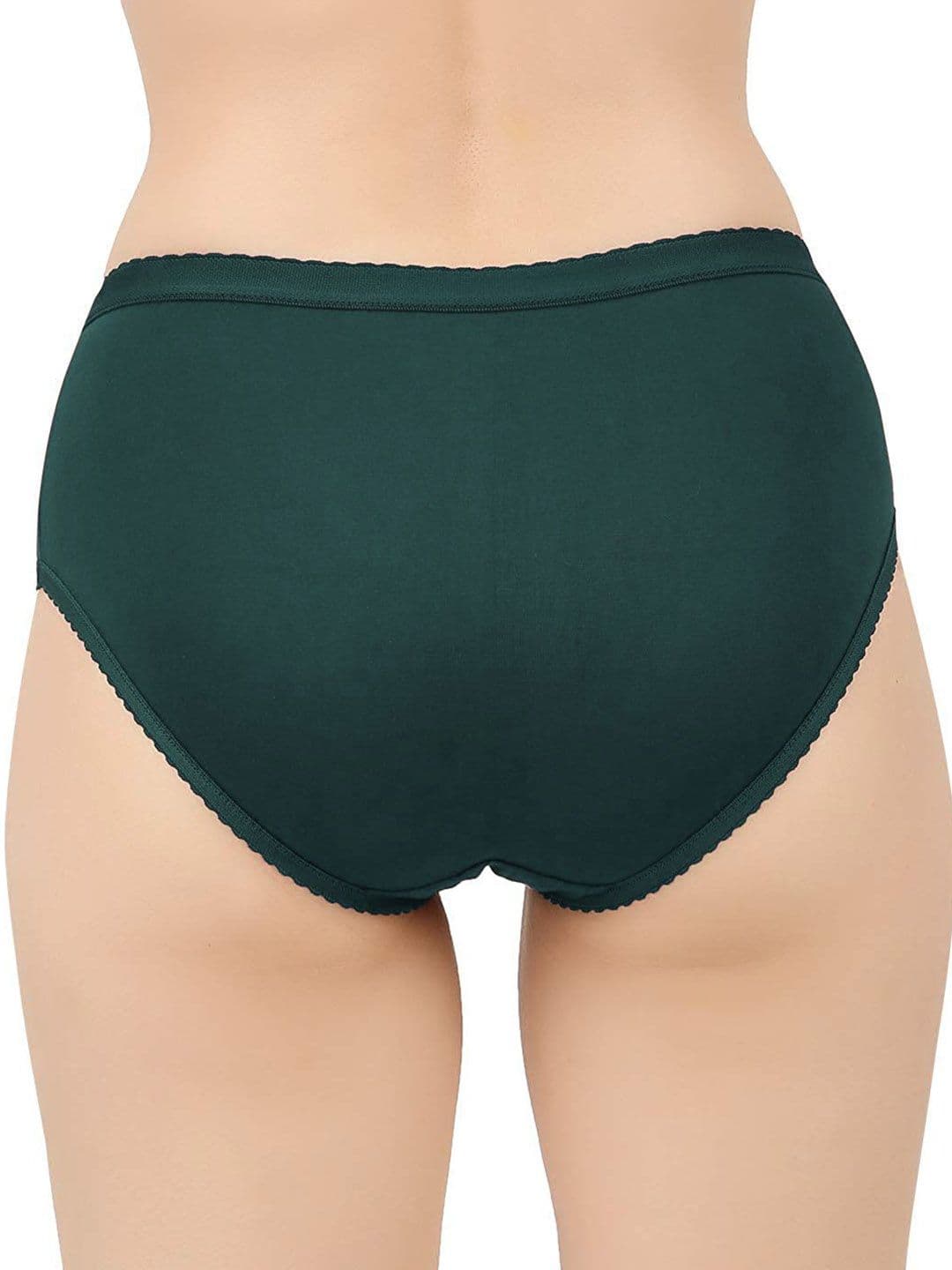 EverRich Pack Of 4 Cotton Mid-Rise Seamless Hipster Briefs MY-ER-PLAIN-OE-4PC thumbnail 6