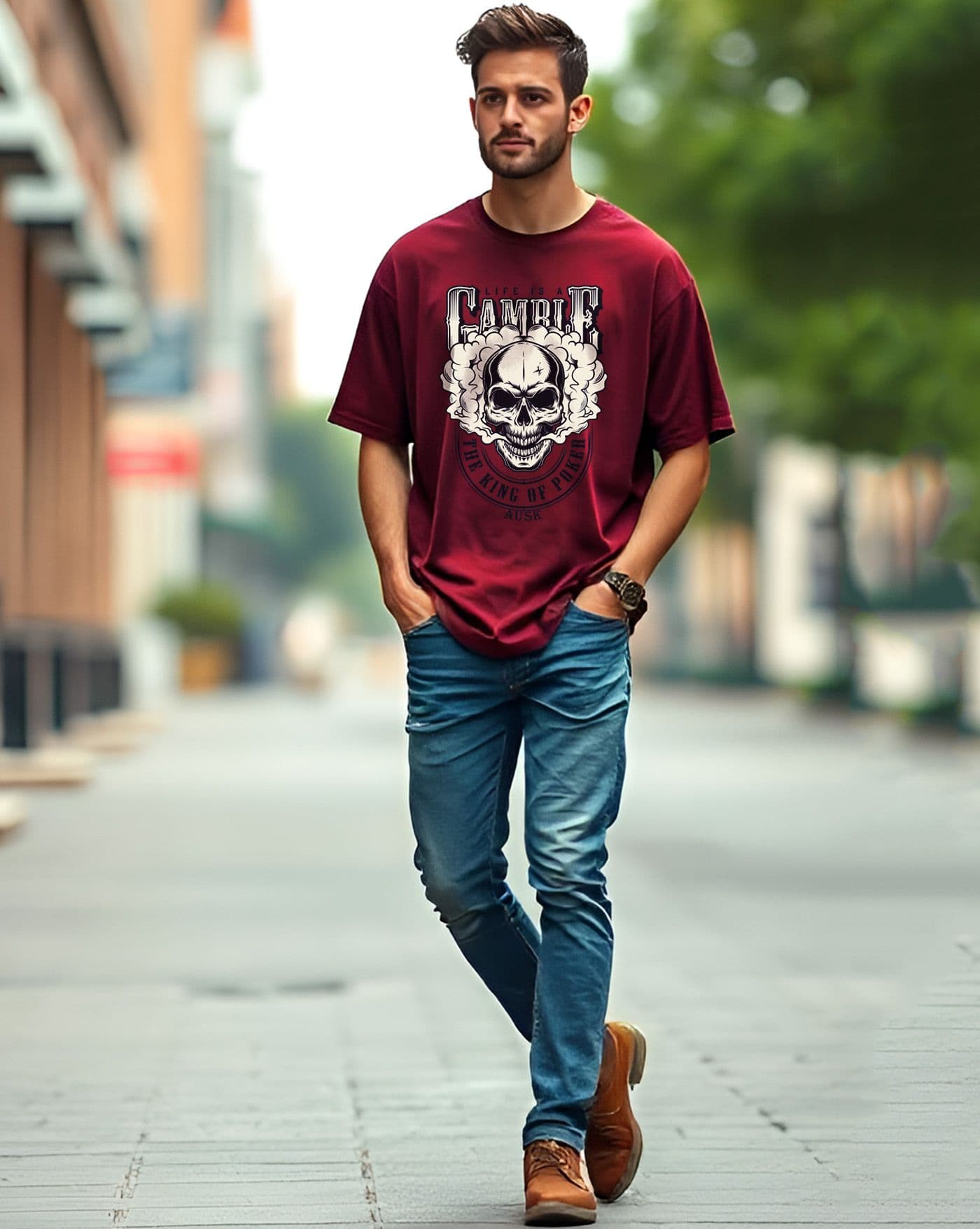 THE BEETEL HOUSE Men Printed Pockets T-shirt thumbnail 4