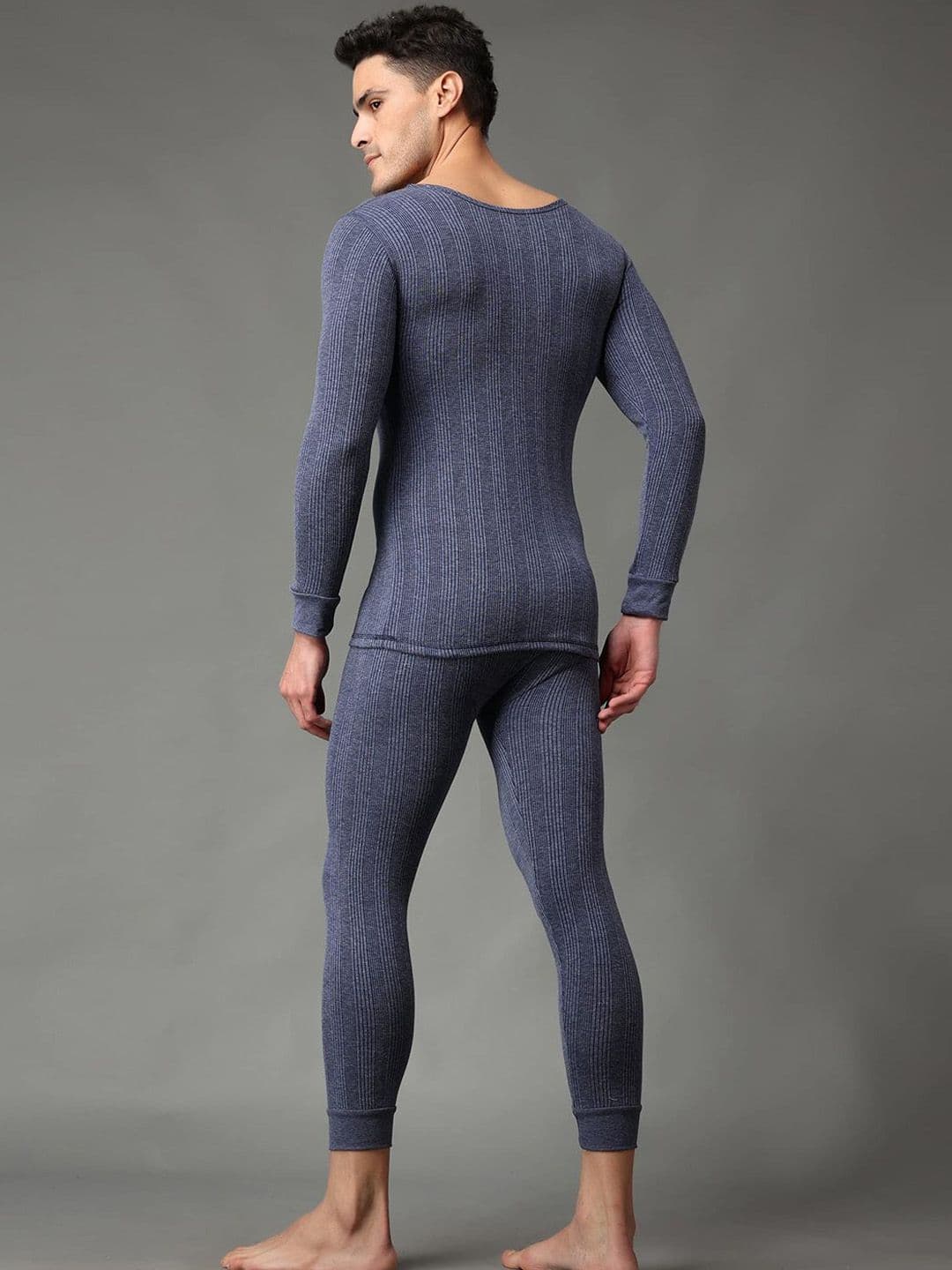 Wearslim Striped Ultra-Warm Cotton Thermal Set thumbnail 5