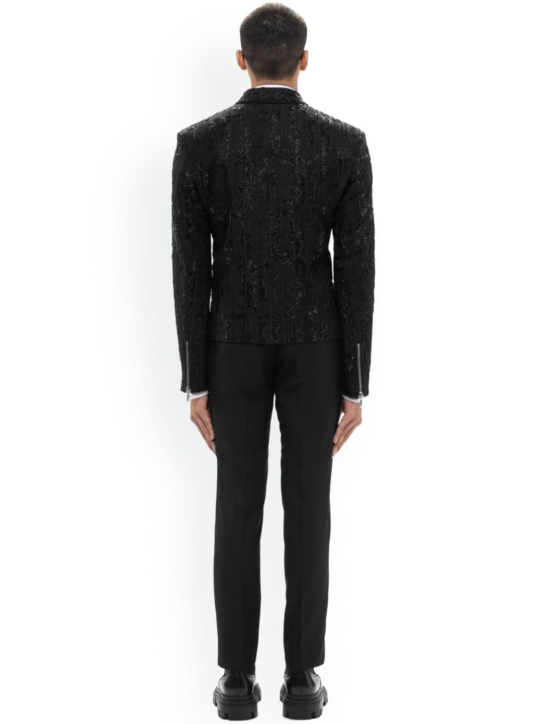 SDS By Kushal Shah Men Crop Biker Jacket thumbnail 3