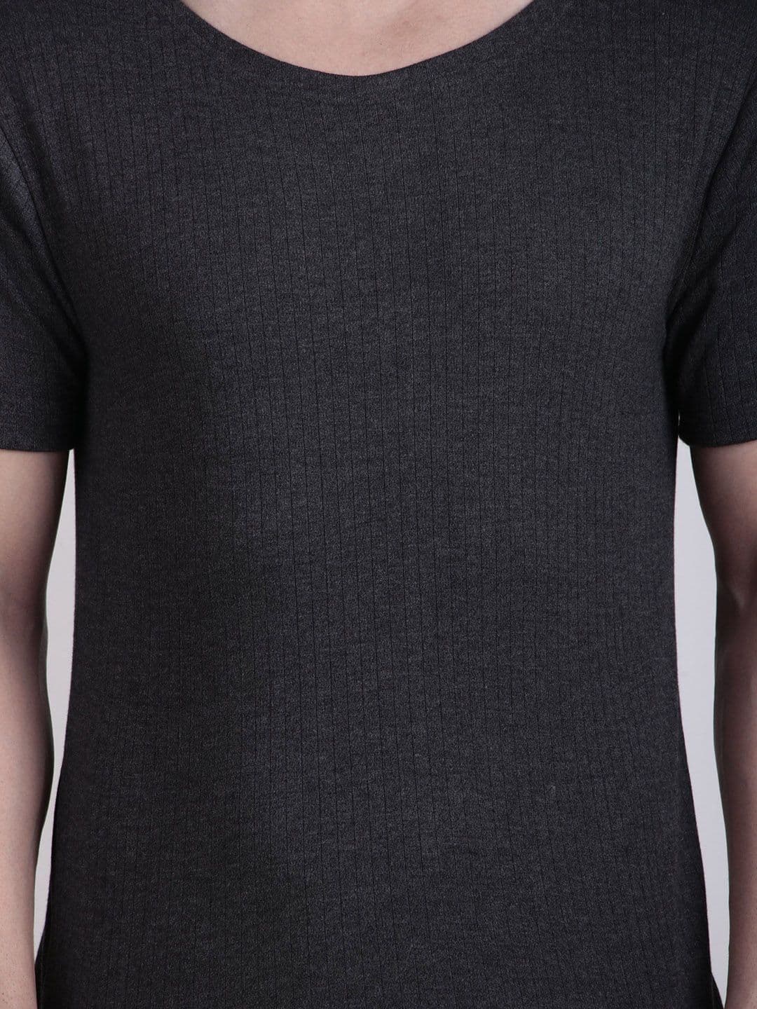 inner element Ribbed Round Neck Thermal Top thumbnail 3
