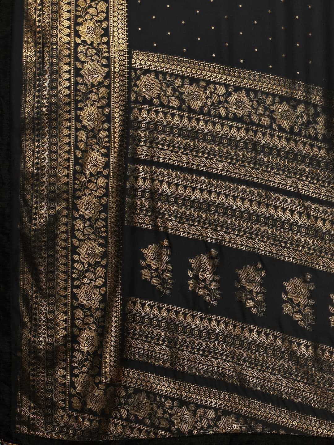 KALINI Women Woven Design Saree With Unstiched Blouse Piece thumbnail 6
