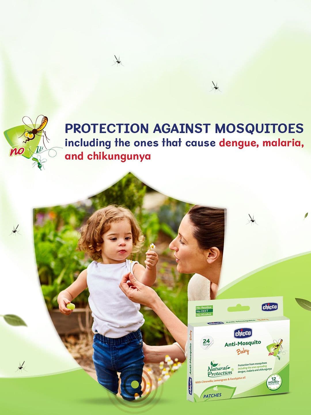 Chicco Kids Anti-Mosquito Patches - 24 Patches thumbnail 4