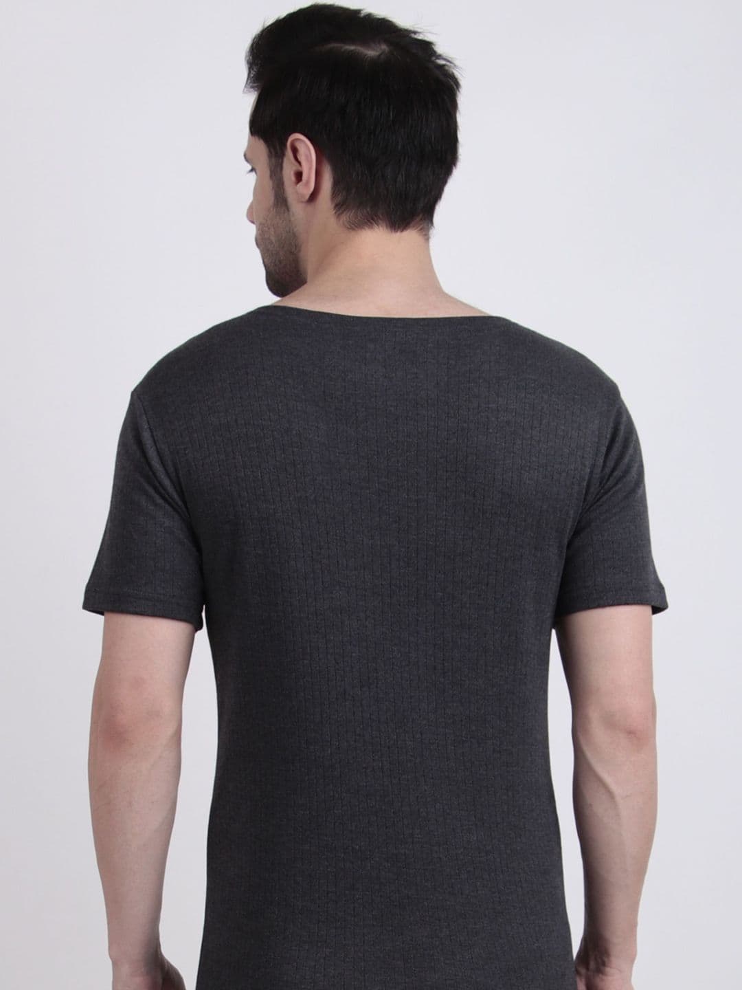inner element Ribbed Round Neck Thermal Top thumbnail 5