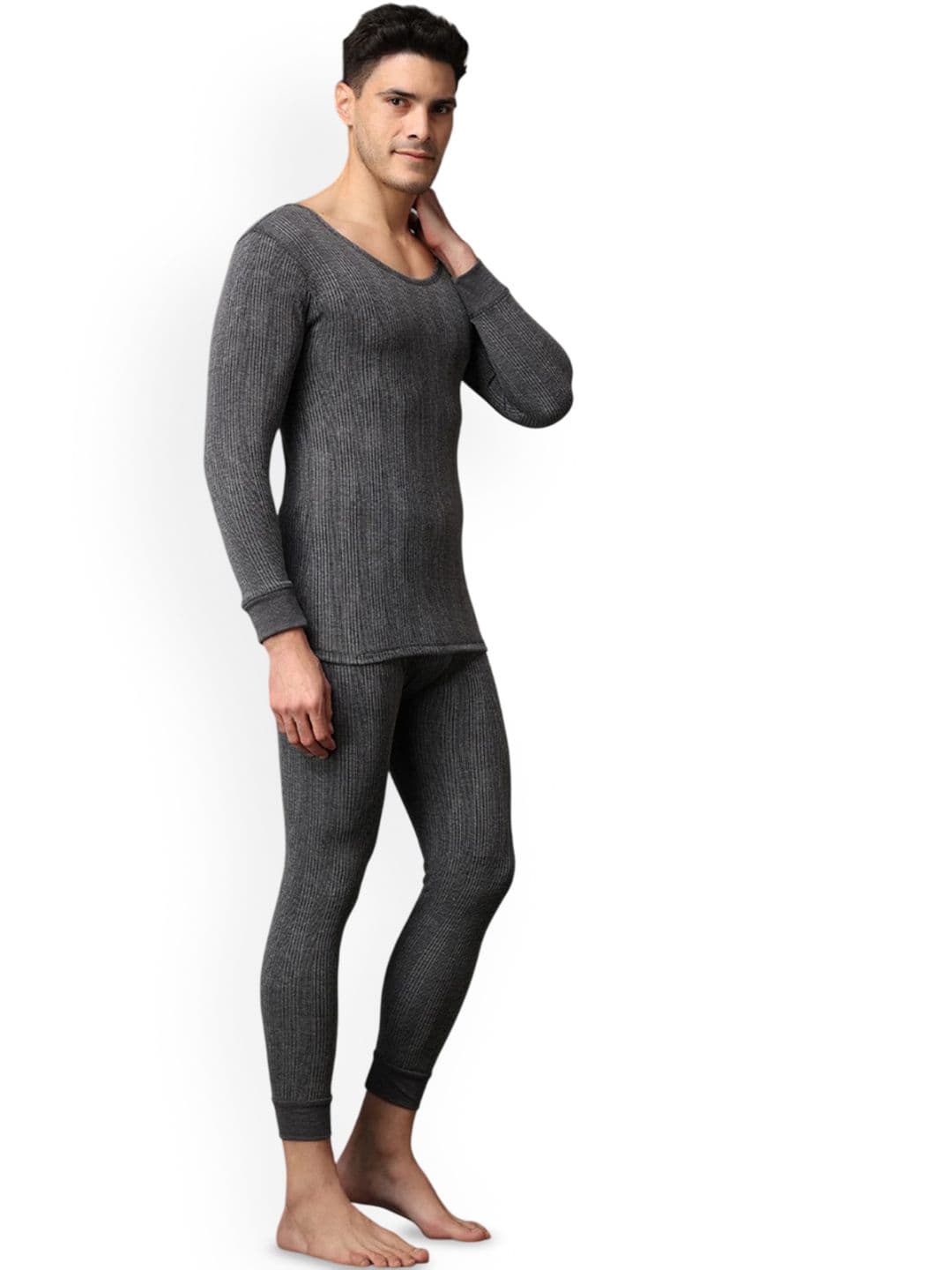 Wearslim Striped Ultra-Warm Cotton Thermal Set thumbnail 5