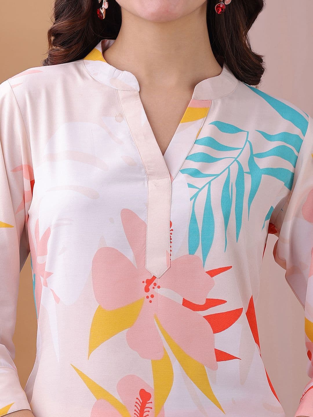 KALINI Printed Top With Trousers Co-Ords thumbnail 2