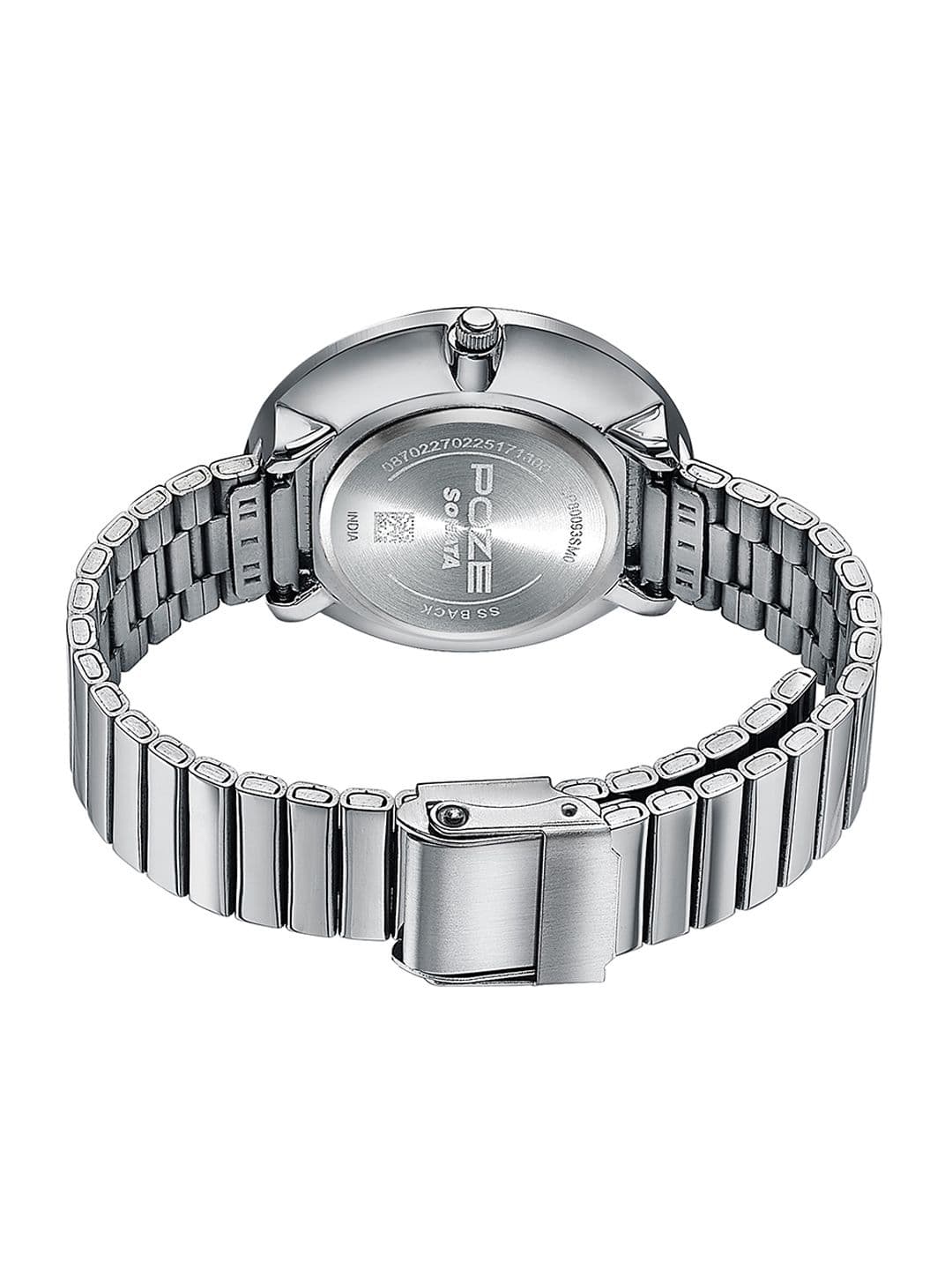 Sonata Poze Women Brass Dial & Stainless Steel Bracelet Style Straps Analogue Watch SP80093SM01 thumbnail 3