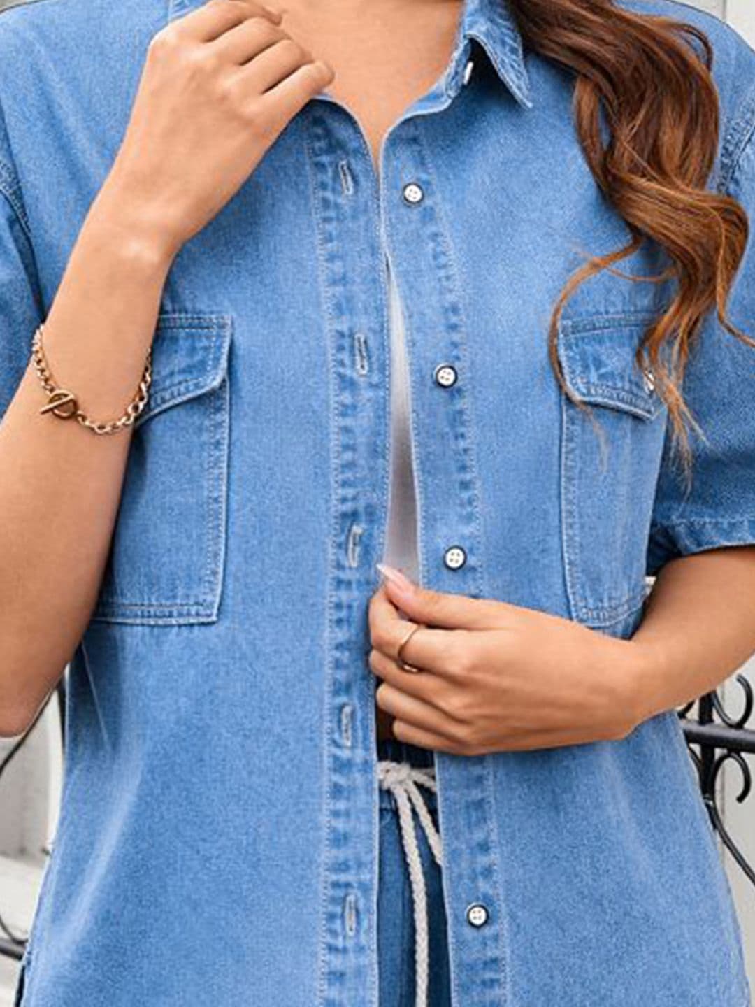 DressBerry Shirt & Shorts Co-Ord Set thumbnail 6