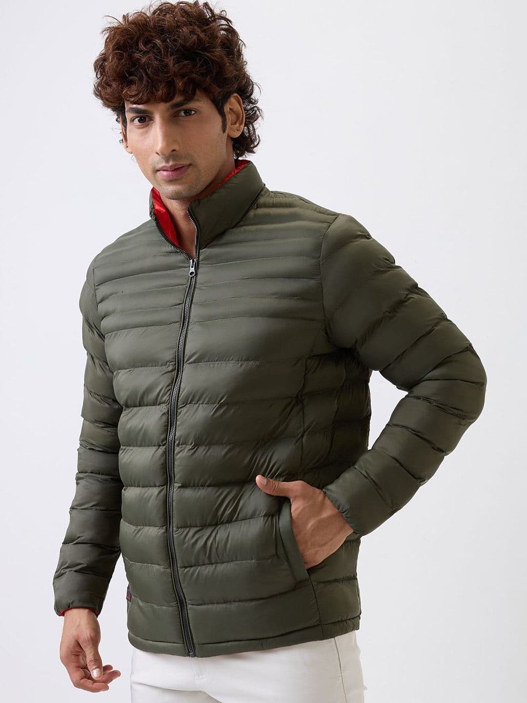 SPYKAR Men Longline Puffer Jacket thumbnail 5