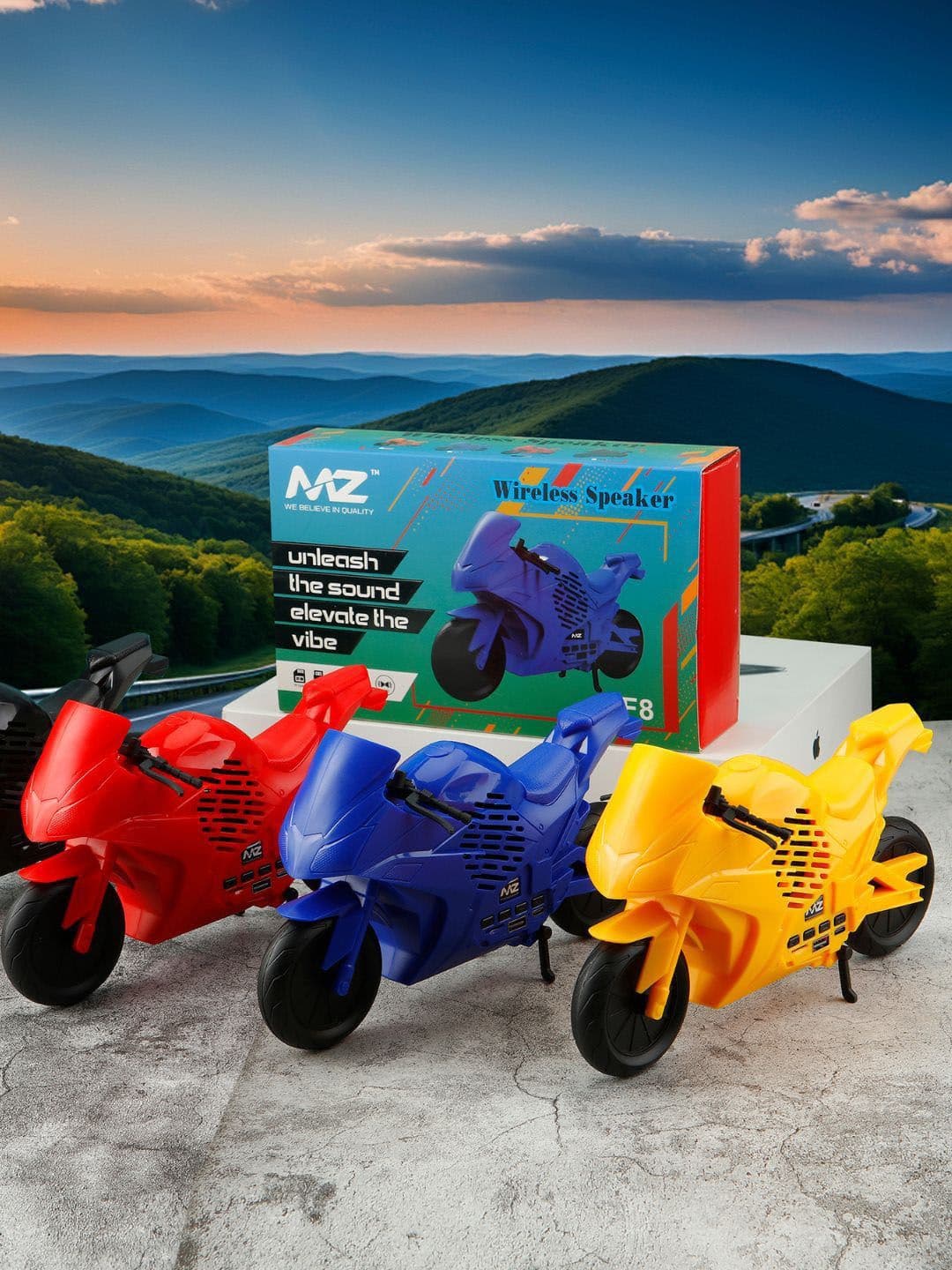 MZ F8 Dynamic Thunder Sound With High Bass 5W Power & 1200mAh Battery Bluetooth Speaker - view 1