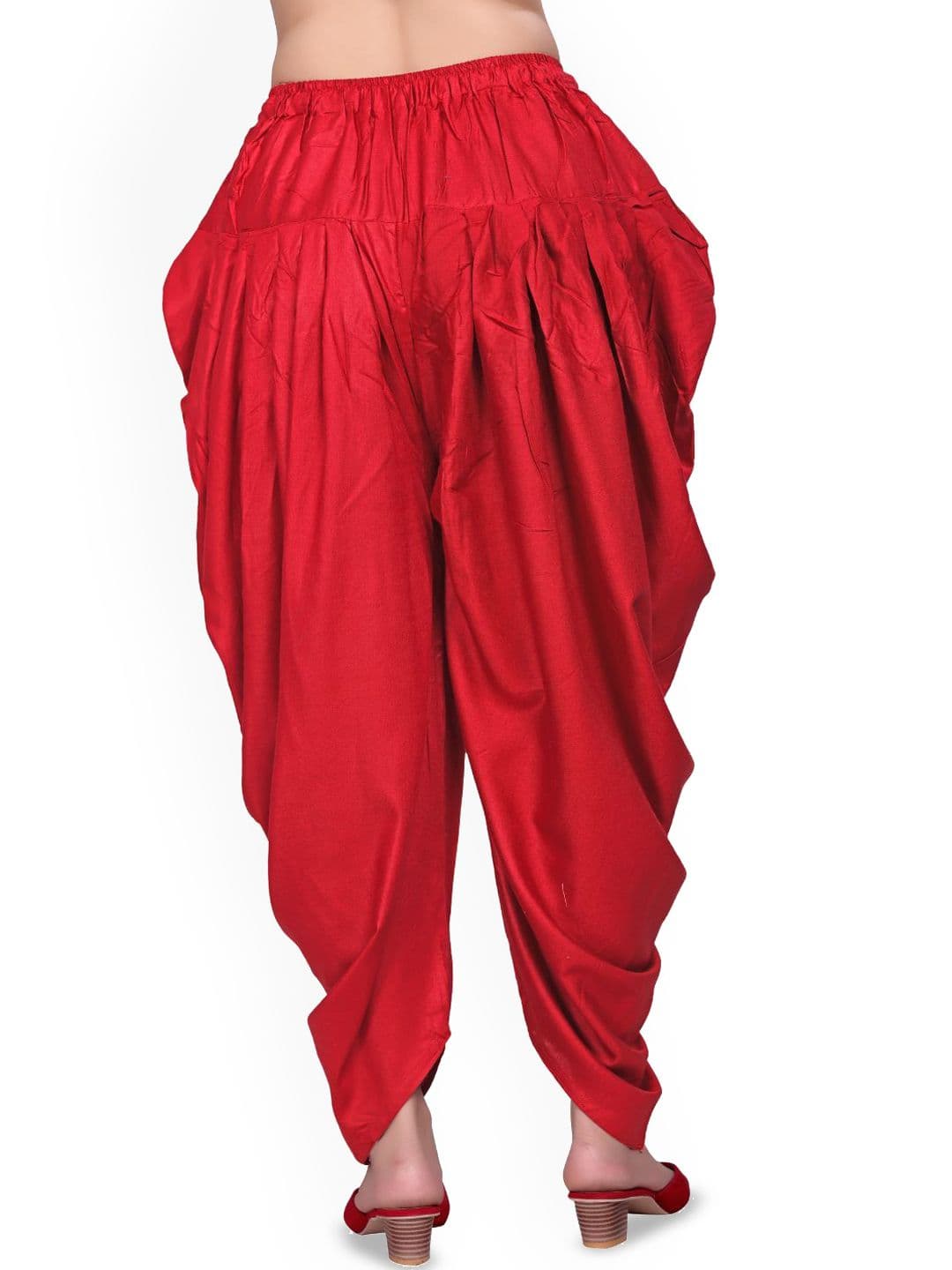 SS Sanket Synthetics Women Pure Satin Mid-Rise Loose Fit Salwar thumbnail 5